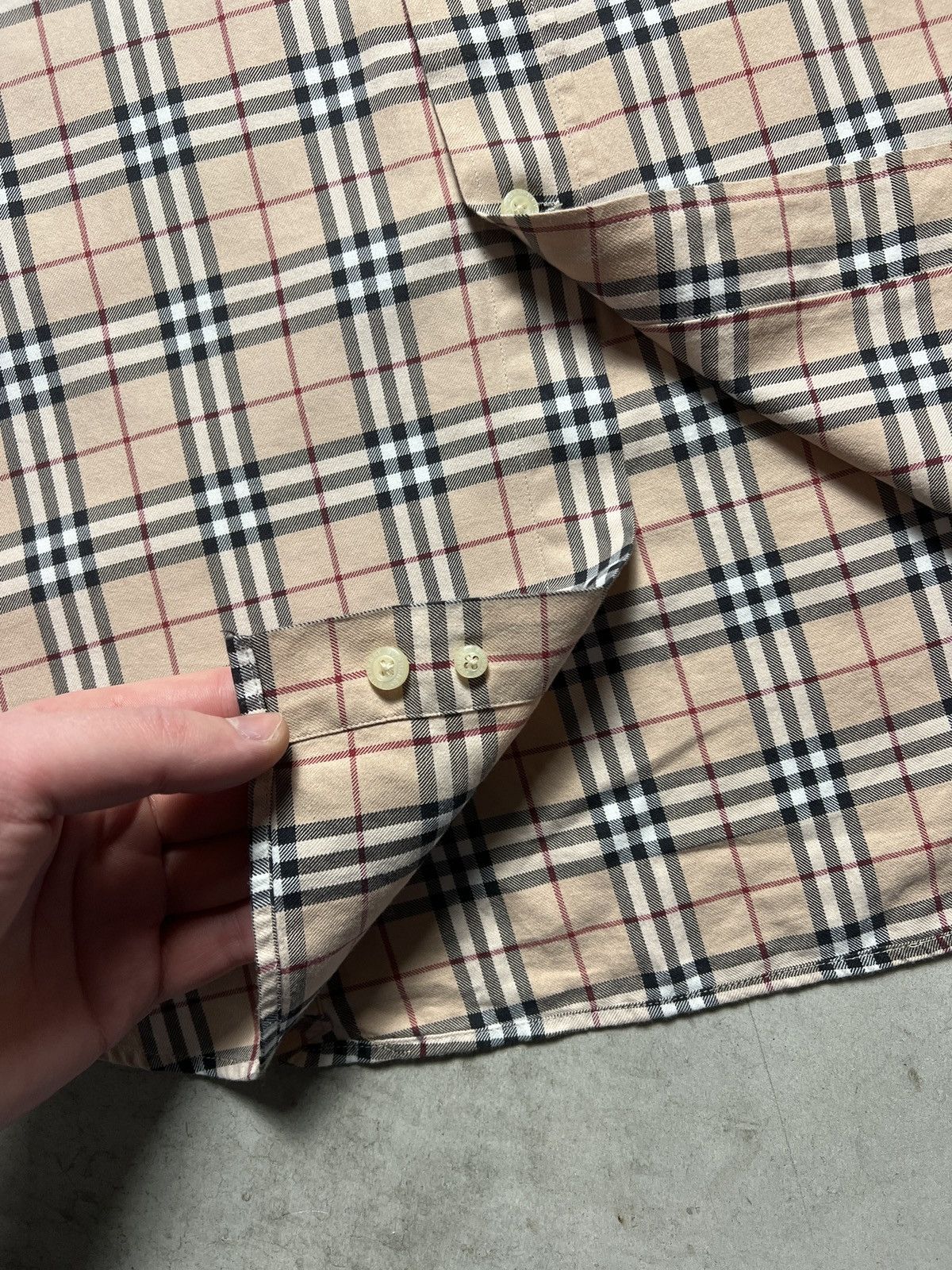 Burberry Burberry Vintage Checkered Shirt Size US L / EU 52-54 / 3 - 6 Thumbnail