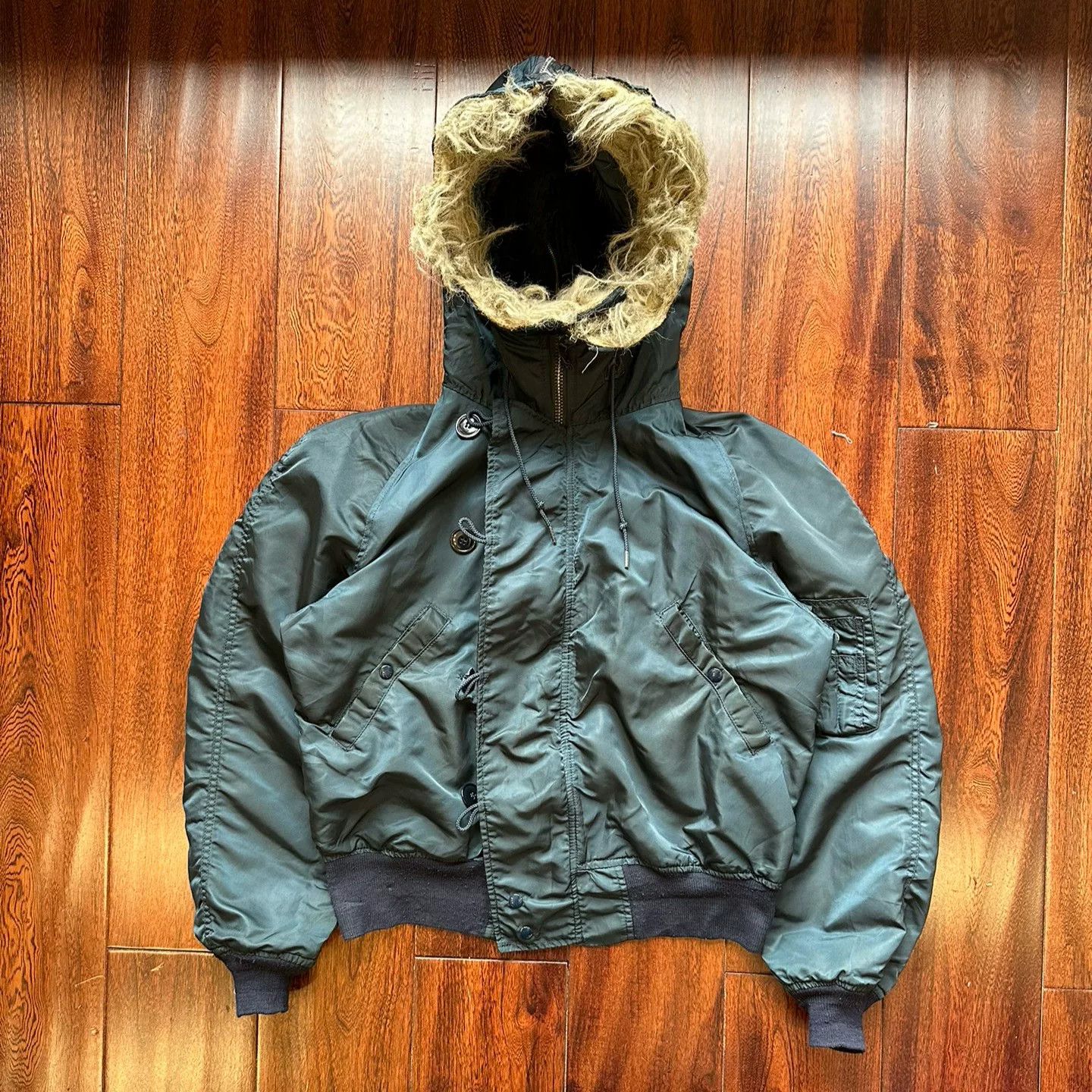 Vintage Vintage 80s USA N2B Bomber Jacket Size US M / EU 48-50 / 2 - 1 Thumbnail