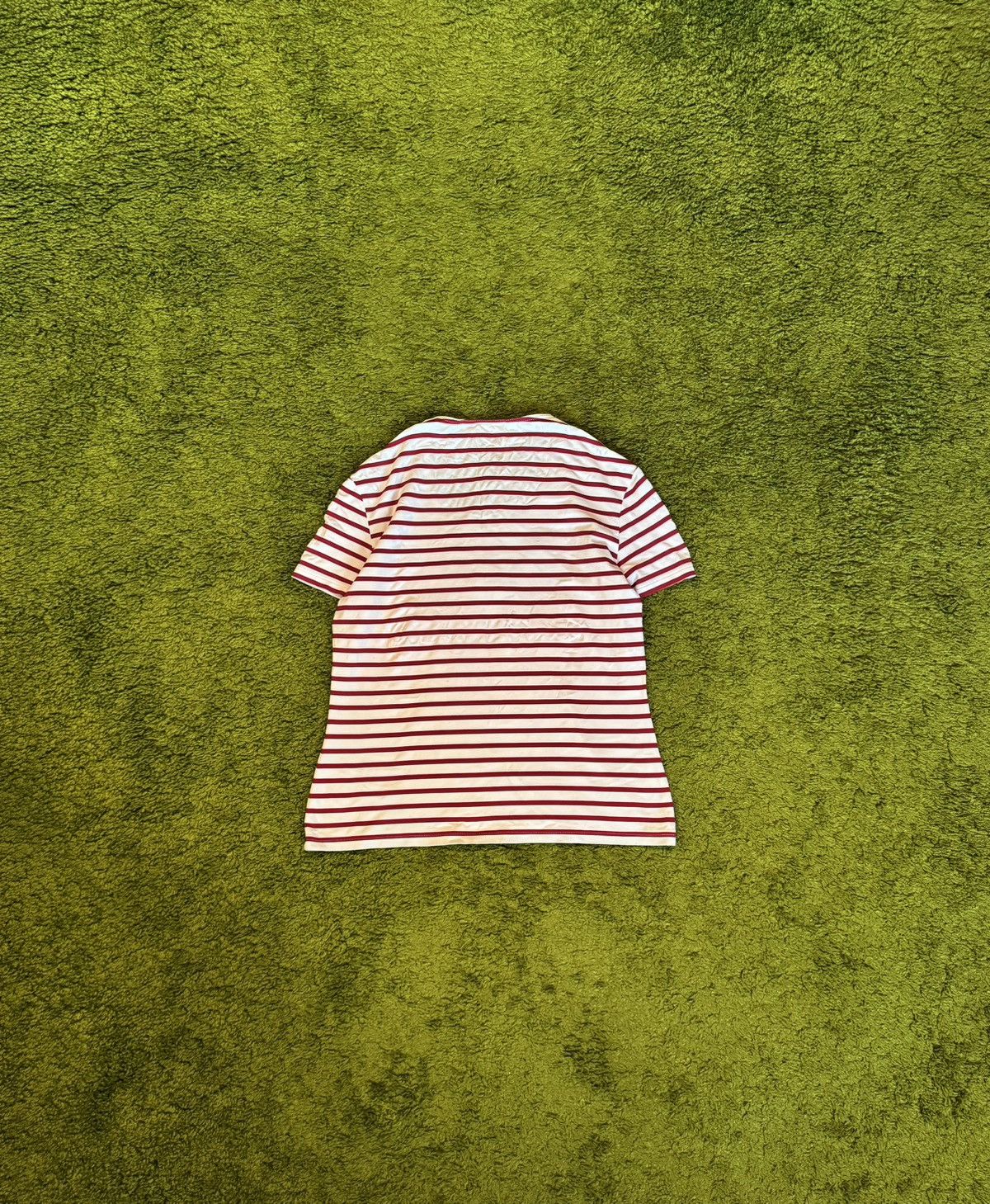 A$AP Rocky × Saint James × Vintage Saint James ASAP Rocky style centre logo striped t-shirt Y2K Size M / US 6-8 / IT 42-44 - 4 Thumbnail