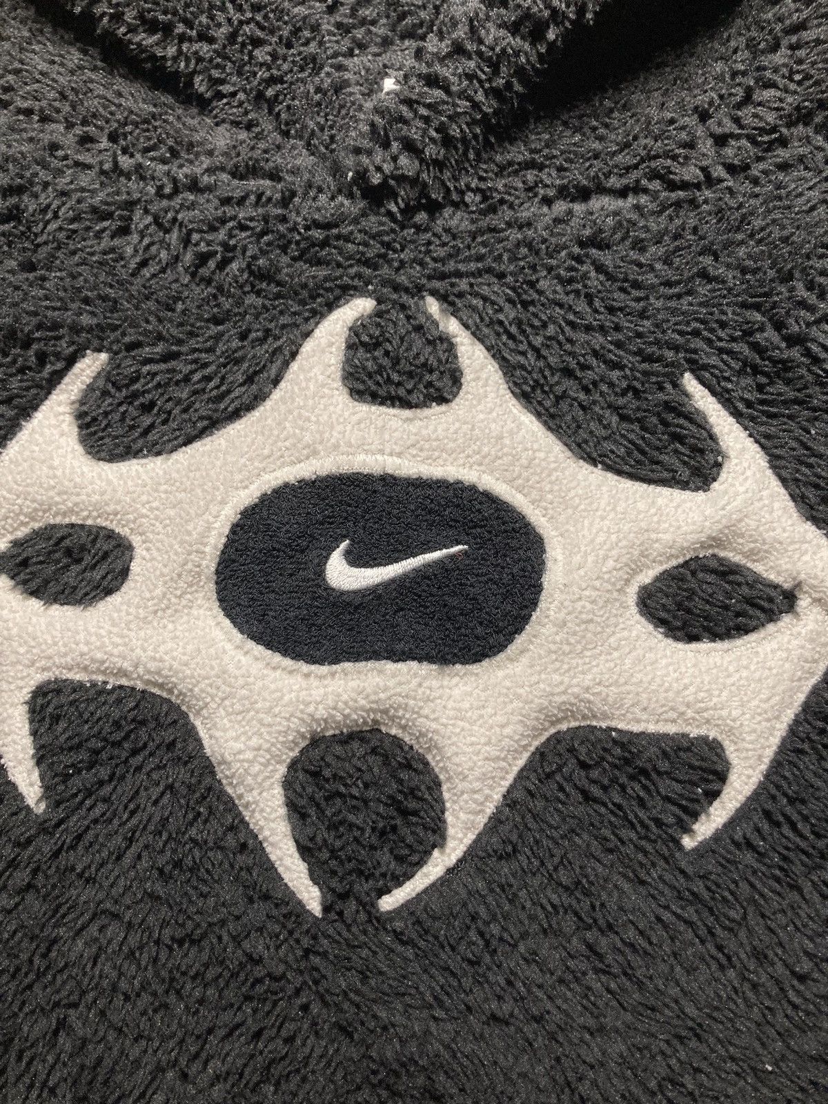 Nike × Vintage ⛩️nike hoodie custom ninja fleece vintage y2k center big logo Size US L / EU 52-54 / 3 - 5 Thumbnail
