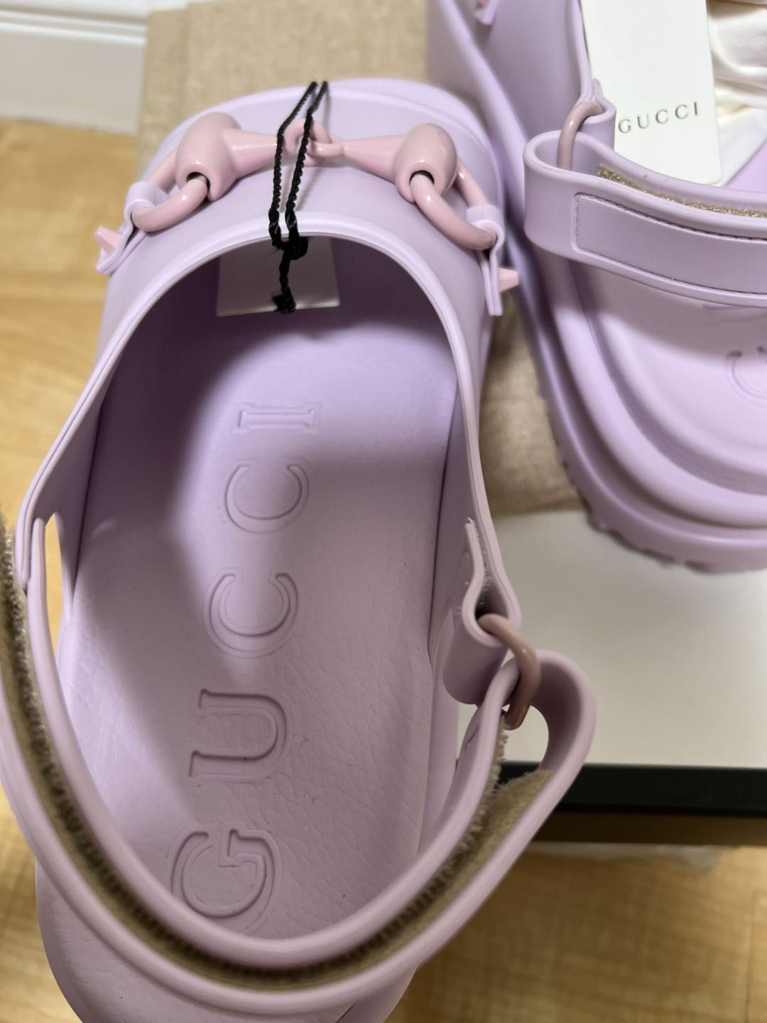 Gucci Gucci Interlocking G Platform Sandal Light Pink (Women's) Size US 10 / IT 40 - 6 Thumbnail