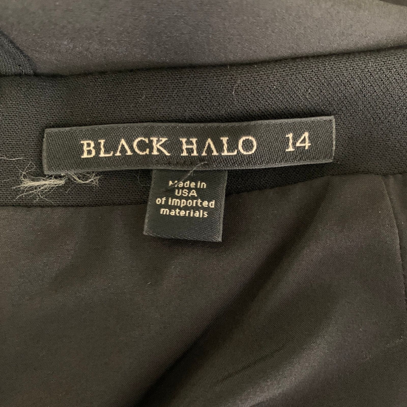 Black Halo BLACK HALO Size L Black 3595114 Strapless Cocktail Dress Size L / US 10 / IT 46 - 5 Thumbnail