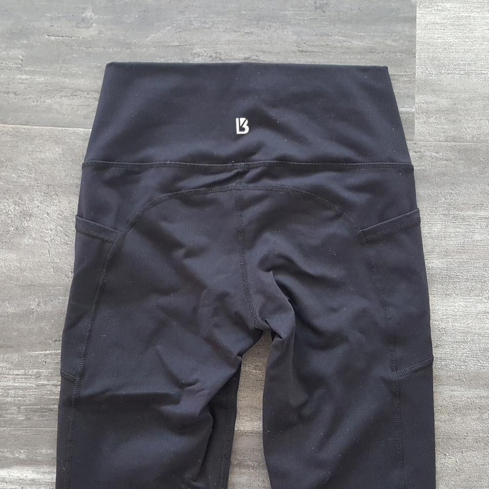 Designer Black High Waisted Buff Bunny Luna Legging Size 32" / US 10 / IT 46 - 3 Thumbnail