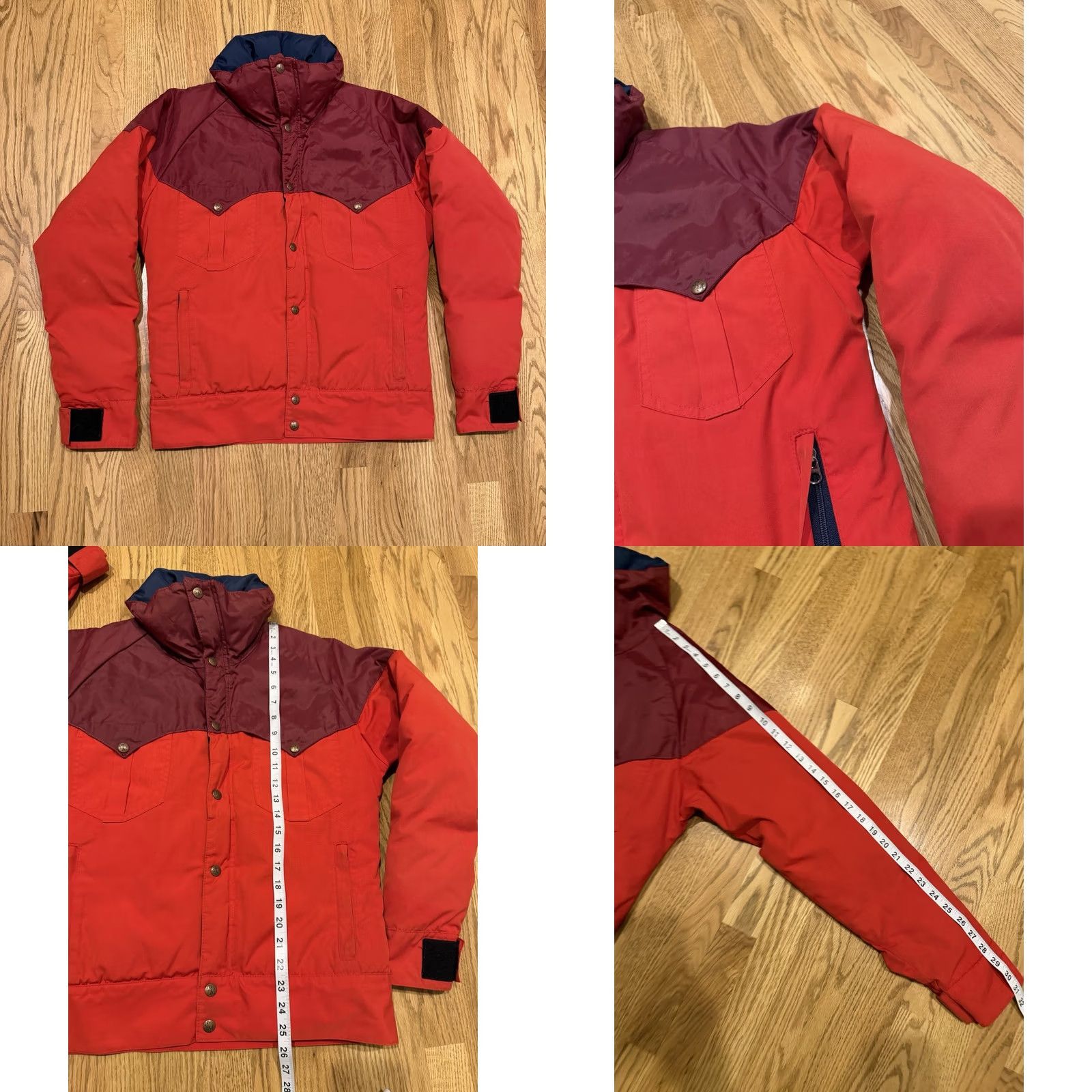 Vintage VINTAGE Powderhorn Mountaineering Down Puffer Jacket Mens Size S Red Ski Puffer Jacket Stand-Up Collar Weathergear Full Zip Pockets 80s 90s Mens Size US S / EU 44-46 / 1 - 8 Thumbnail