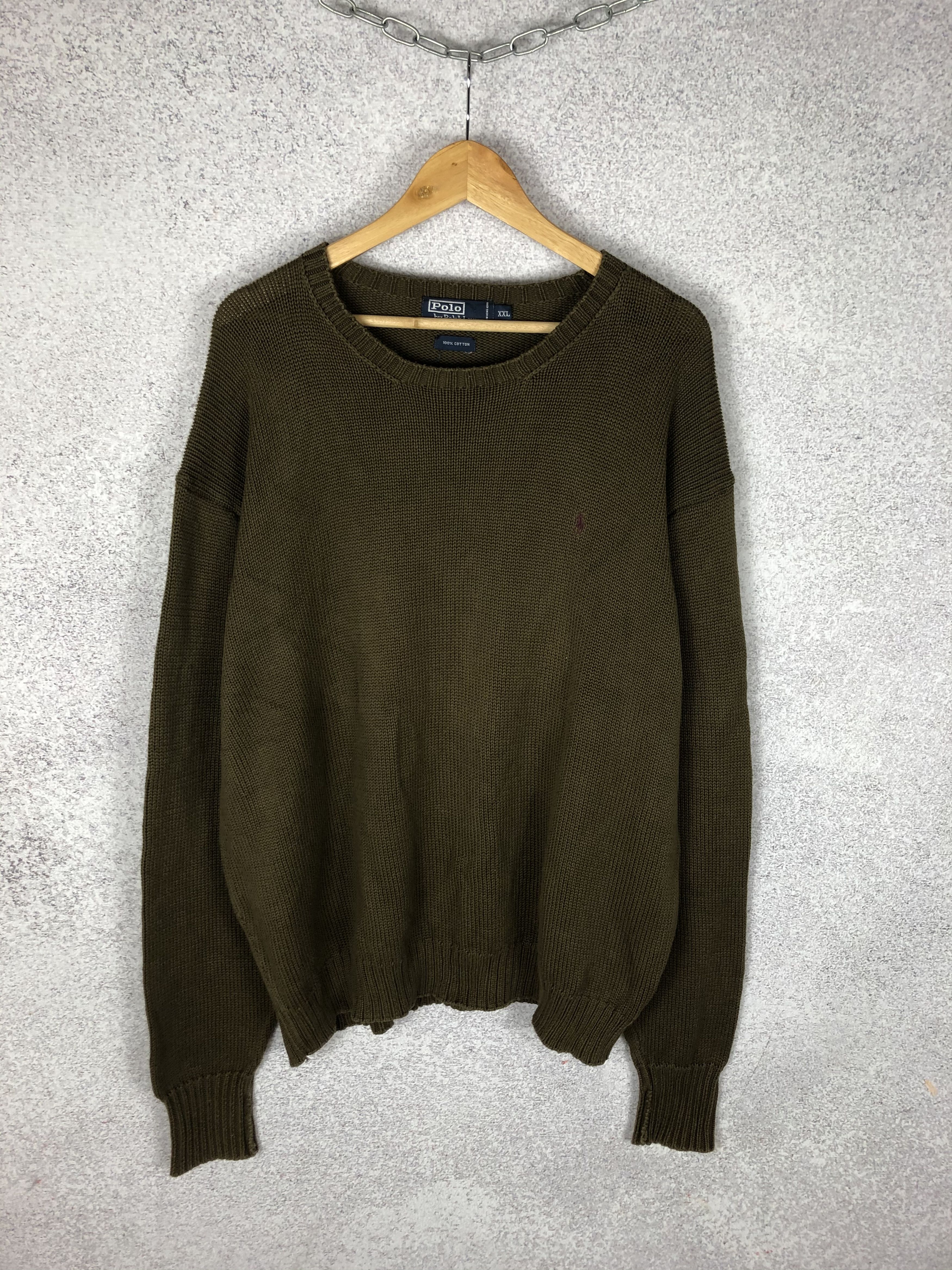 Polo Ralph Lauren Vintage Polo Ralph Lauren Knitted Sweater Size US XXL / EU 58 / 5 - 1 Thumbnail