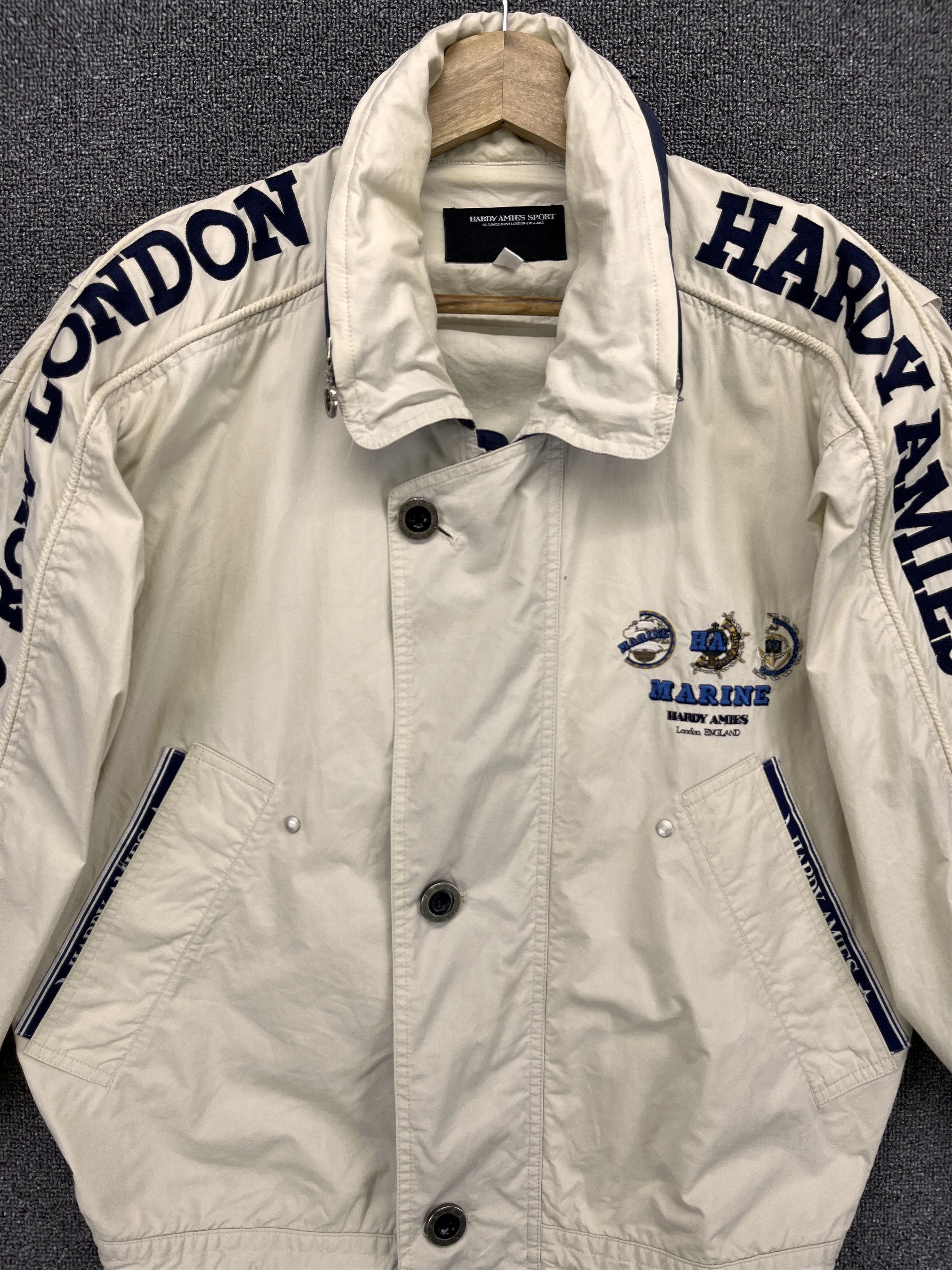 Hardy Amies Vintage Hardy Amies Zip Up Rare Jacket Size M / US 6-8 / IT 42-44 - 4 Thumbnail