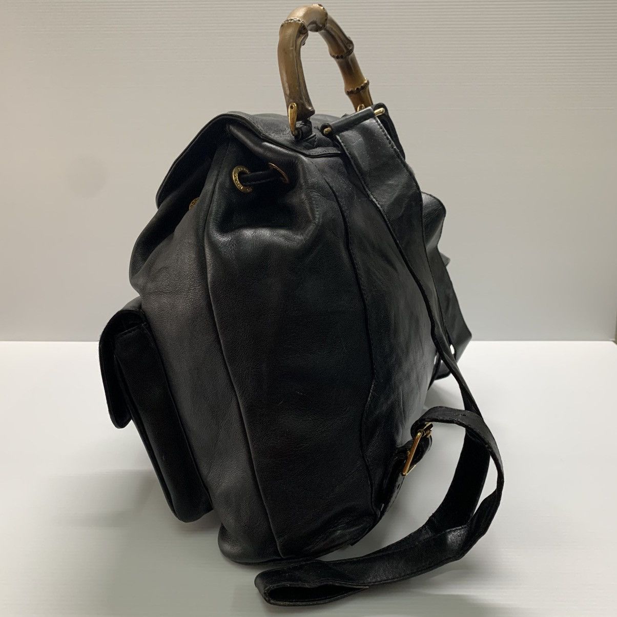 Gucci Gucci Bamboo Leather Backpack Size ONE SIZE - 8 Thumbnail