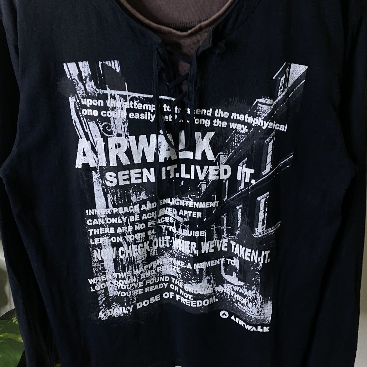 If Six Was Nine Airwalk Seditionaries Poem Punk Ifsixwasnine LGB LS T Shirt Size US L / EU 52-54 / 3 - 2 Thumbnail