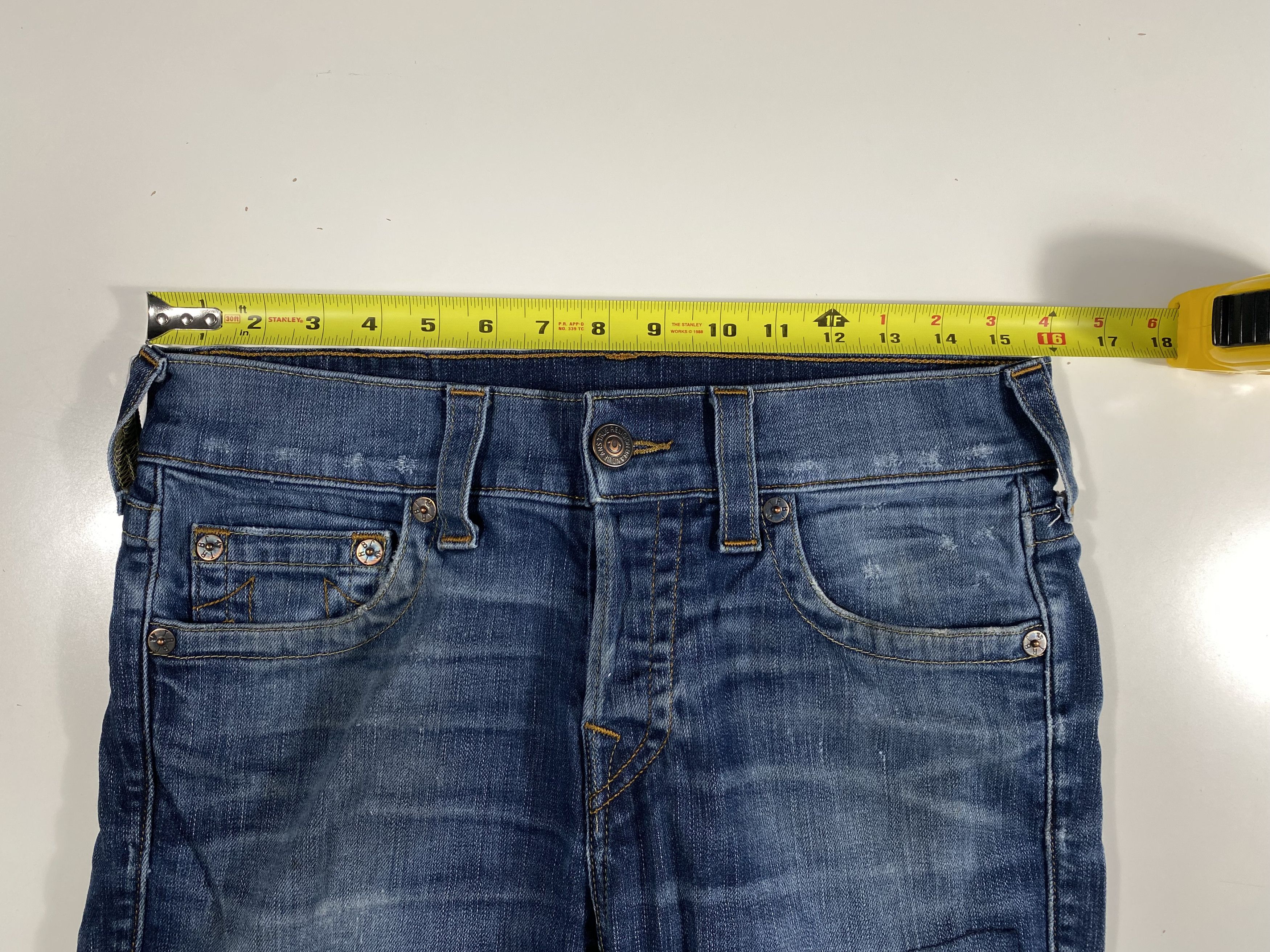 True Religion True Religion Rocco Relaxed Skinny Fit jeans 30x33.5 Size US 30 / EU 46 - 10 Thumbnail