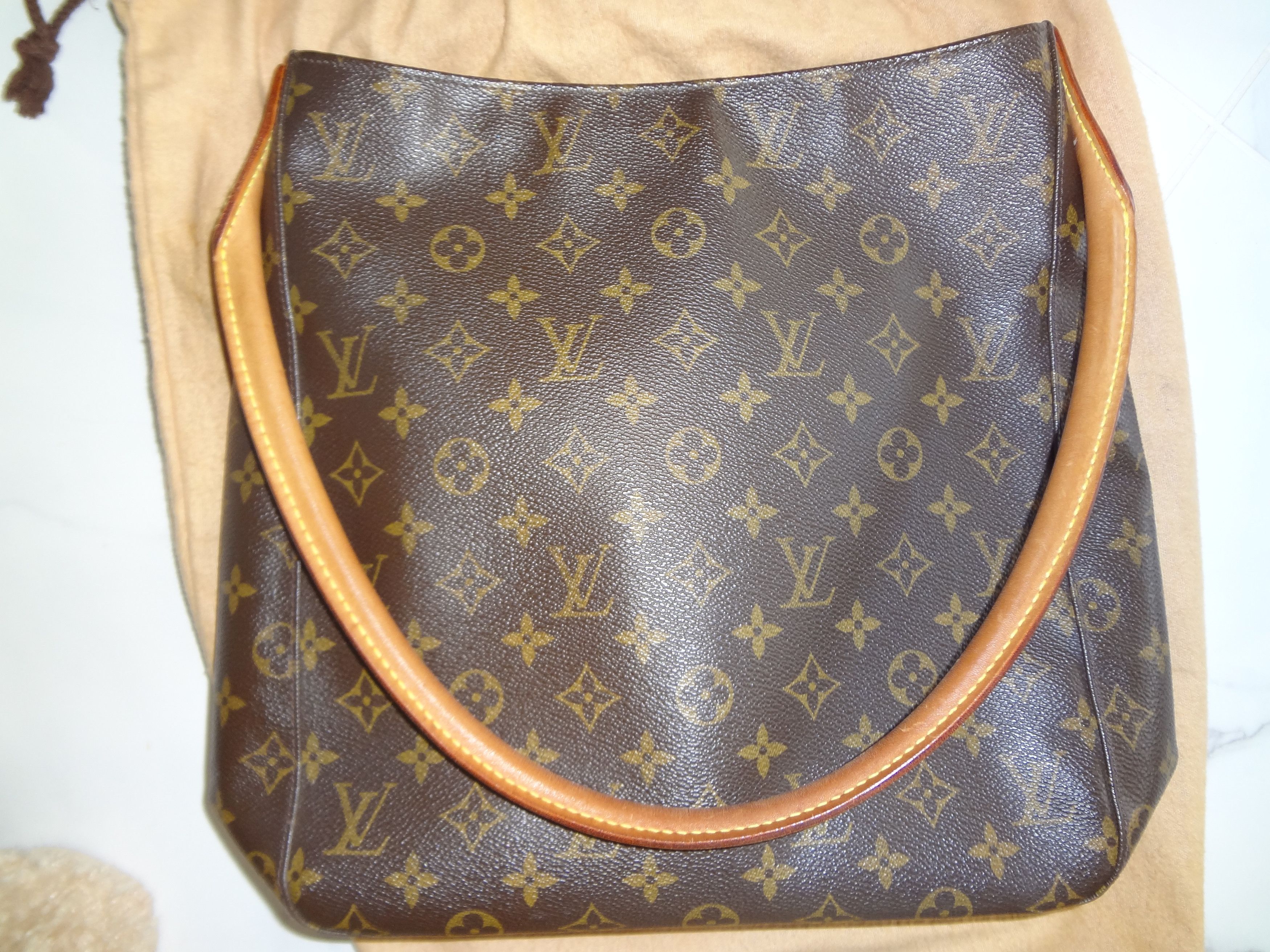 Louis Vuitton Louis Vuitton Brown Monogram Canvas & Vachetta Vintage Size ONE SIZE - 2 Thumbnail