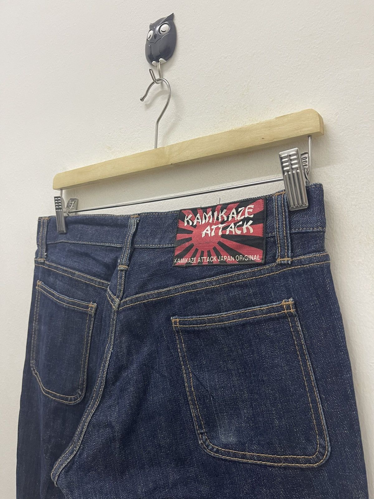 Kamikaze Attack Rare Vintage KAMIKAZE ATTACK Made in Japan Flare Denim Size US 30 / EU 46 - 3 Thumbnail