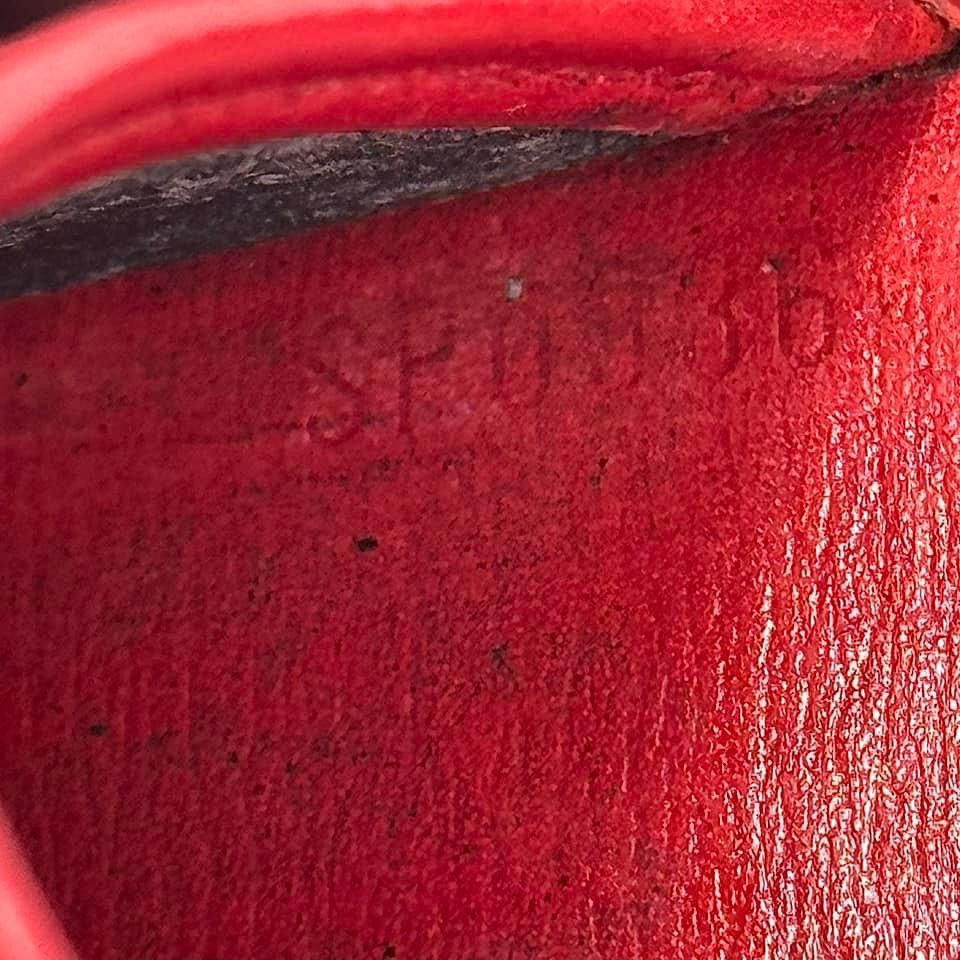 Louis Vuitton Louis Vuitton Red Epi Leather Pocket Organizer Size ONE SIZE - 9 Thumbnail