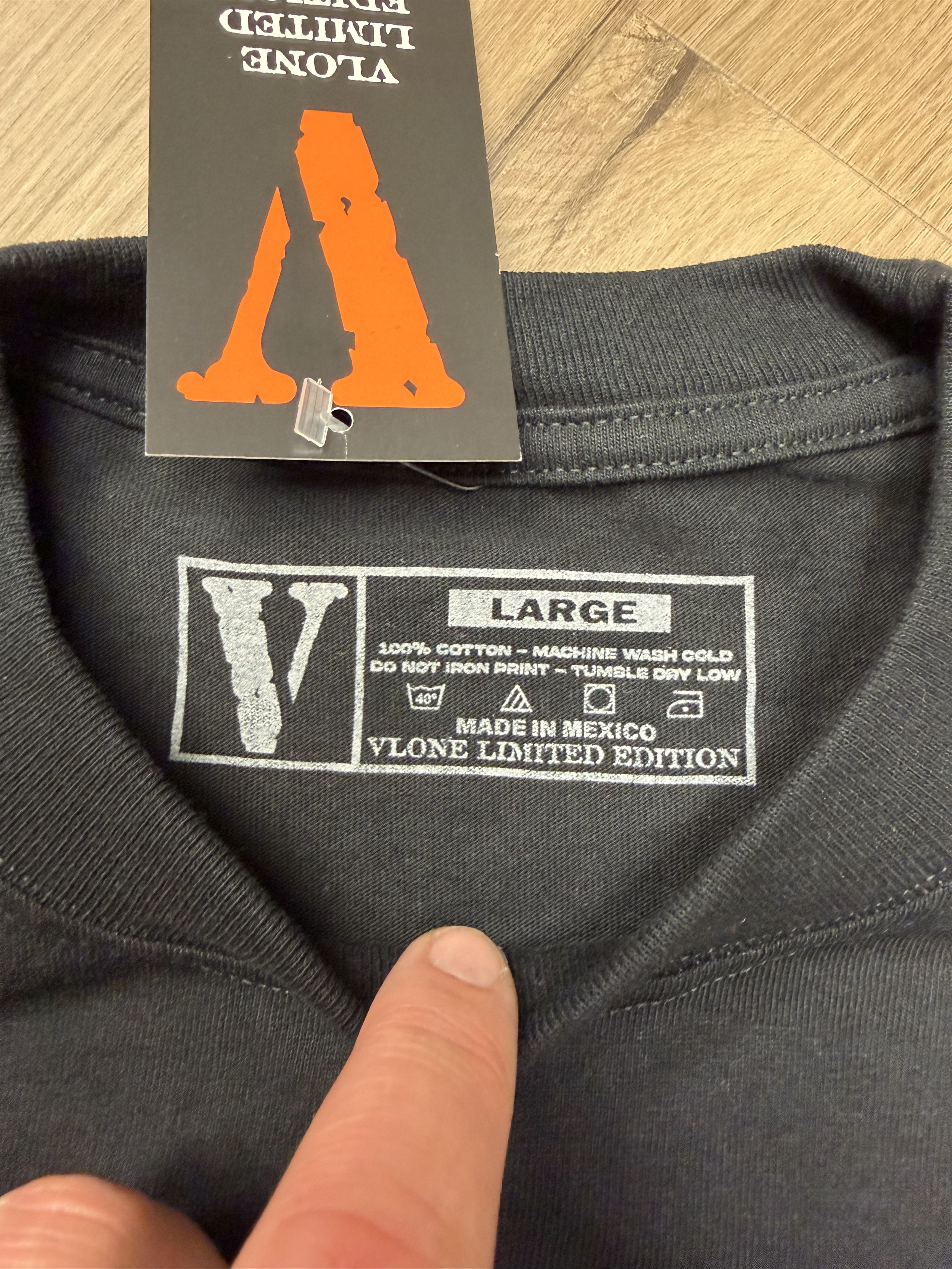 Vlone VLONE Staple T-Shirt Black/Green Size US L / EU 52-54 / 3 - 4 Thumbnail