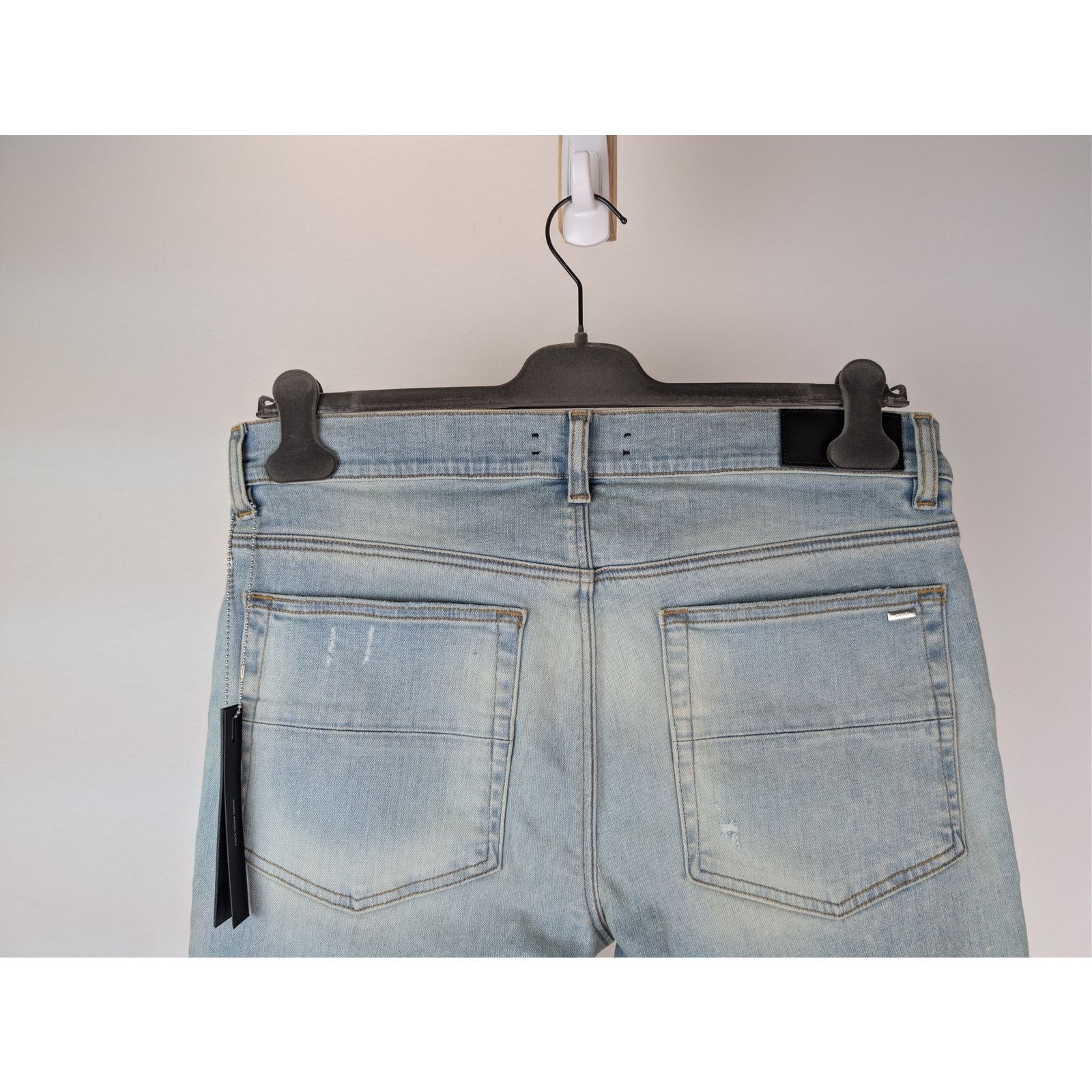 Amiri o1rshd1 Crystal Starburst MX1 Denim Jeans Surf Indigo Size US 34 / EU 50 - 12 Thumbnail