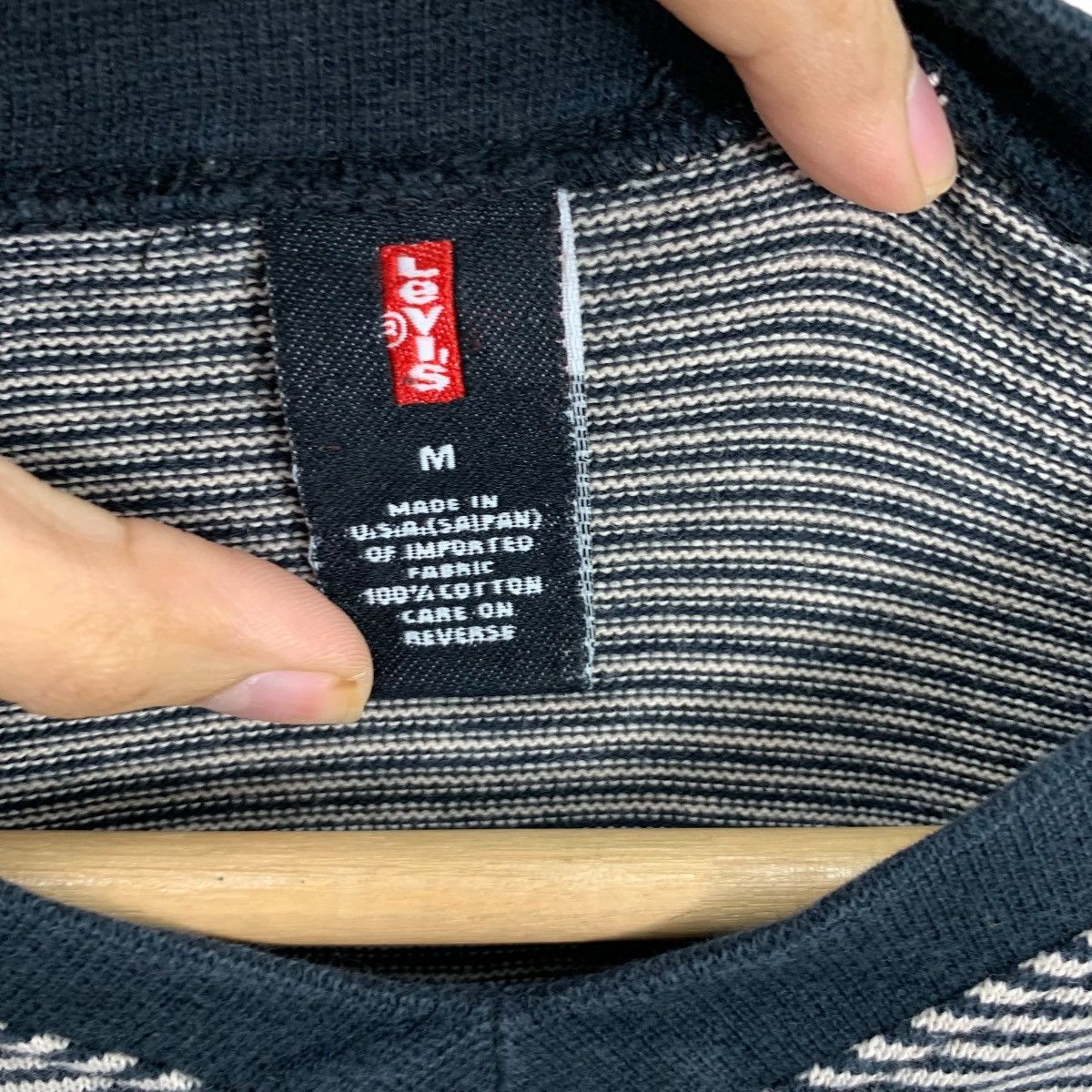 Other Vintage LEVI’S STRAUSS USA Stripped V Neck Tee Shirt Top Size US M / EU 48-50 / 2 - 6 Thumbnail