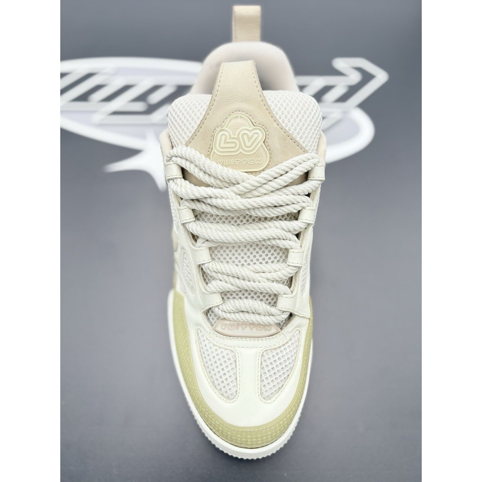 Louis Vuitton Louis Vuitton Skate ' Beige White ' | GREAT COND! Size US 8.5 / EU 41-42 - 5 Thumbnail