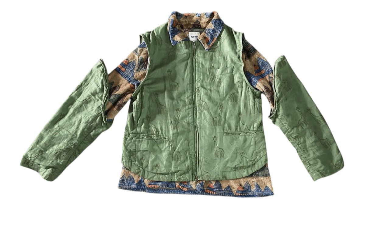 Ne-Net Ne-net By Issey Miyaki 2 in 1 Fleece Jacket Size US M / EU 48-50 / 2 - 24 Thumbnail
