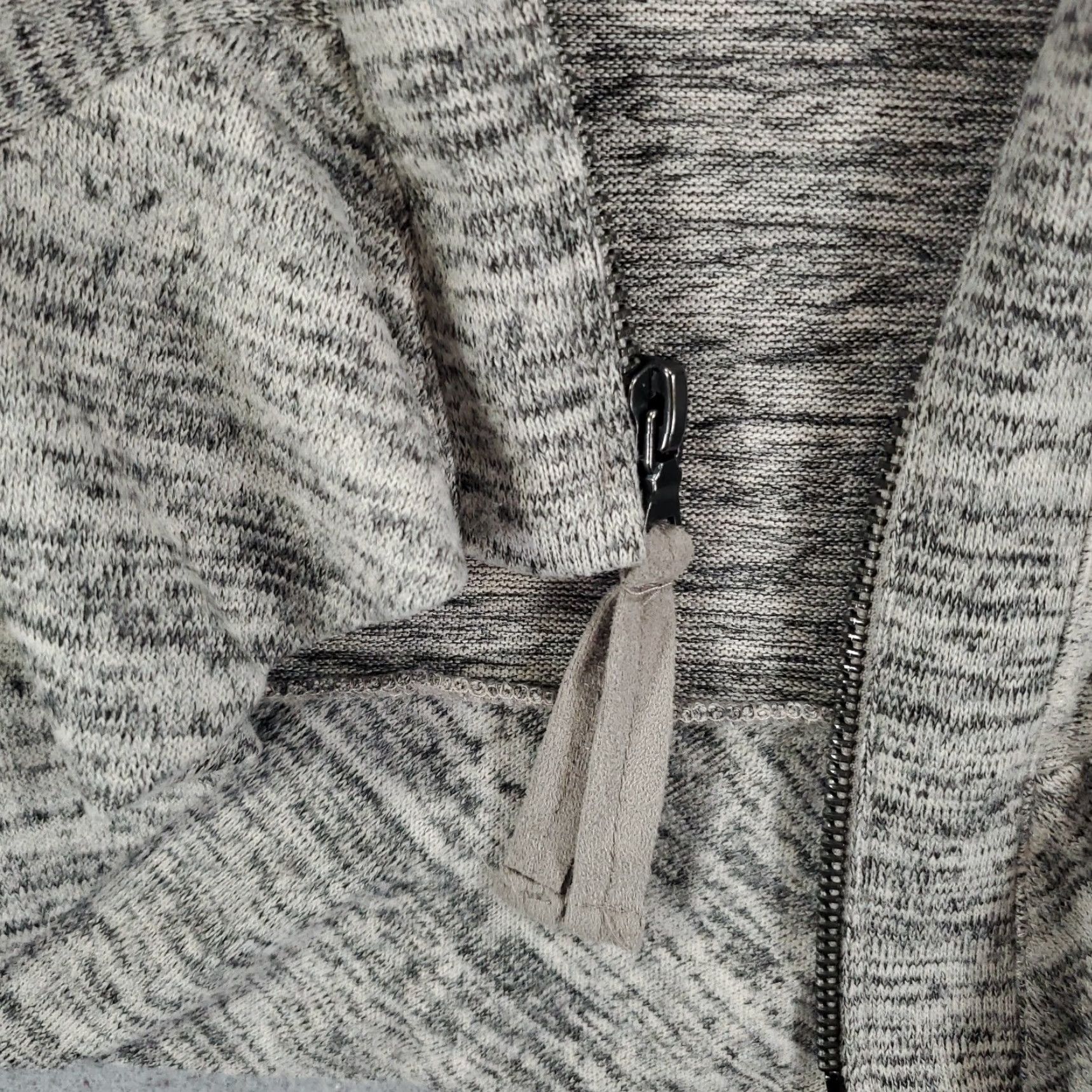 Vintage LOGO Lori Goldstein Full Zip Cardigan Jacket Womens Size 1X Gray Beige Flowy Size XL / US 12-14 / IT 48-50 - 7 Thumbnail