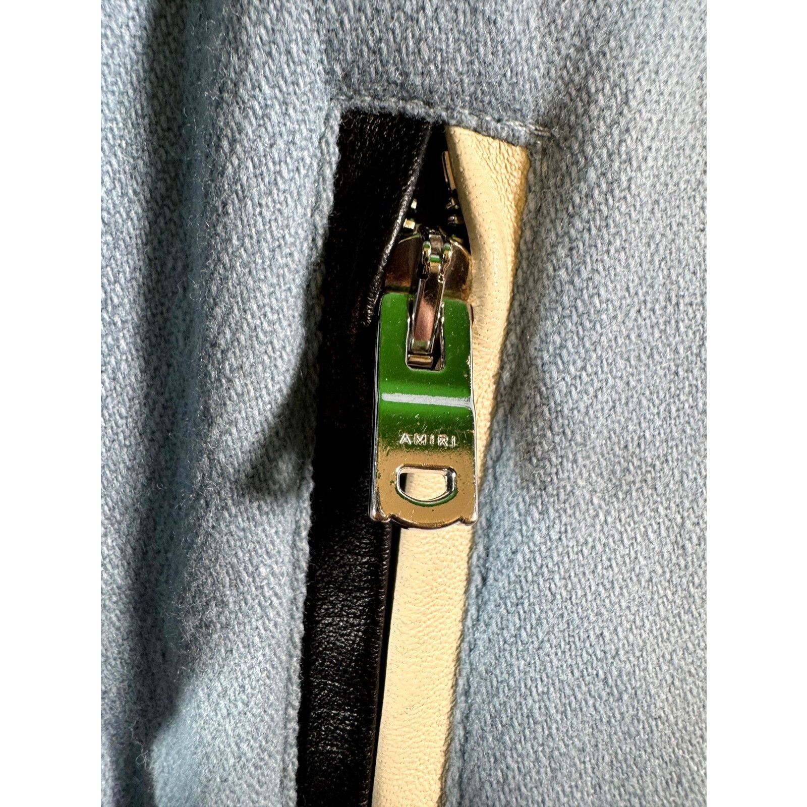 Amiri Amiri Bone Varsity Blue & Cream Jacket Size US L / EU 52-54 / 3 - 3 Thumbnail