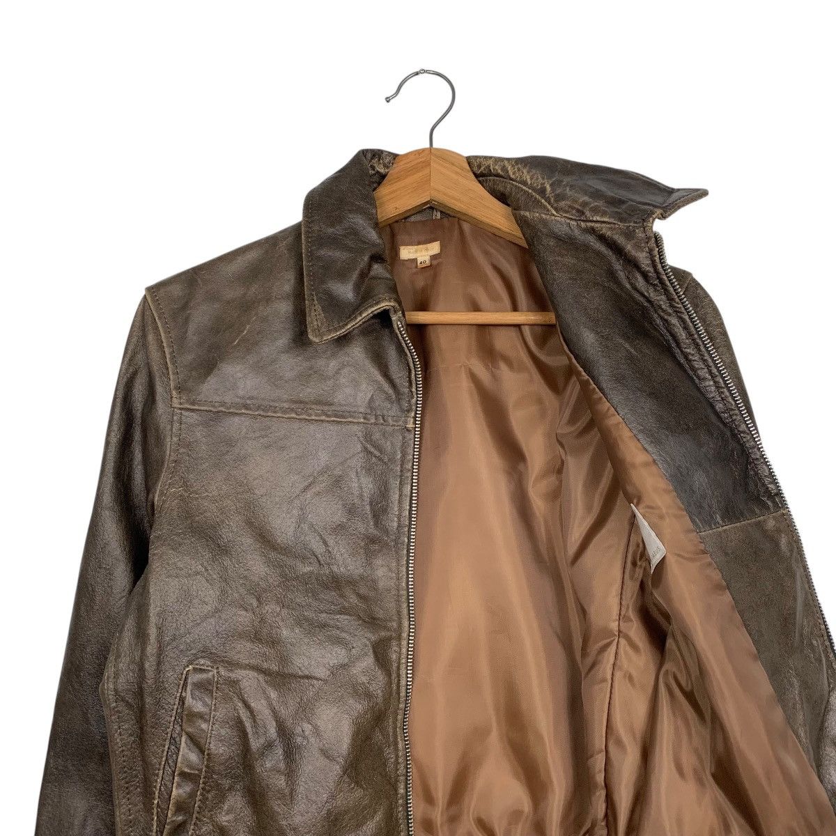 Japanese Brand Japanese Brand A Via Bus Motorcycle Riding Leather Jacket Size S / US 4 / IT 40 - 10 Thumbnail