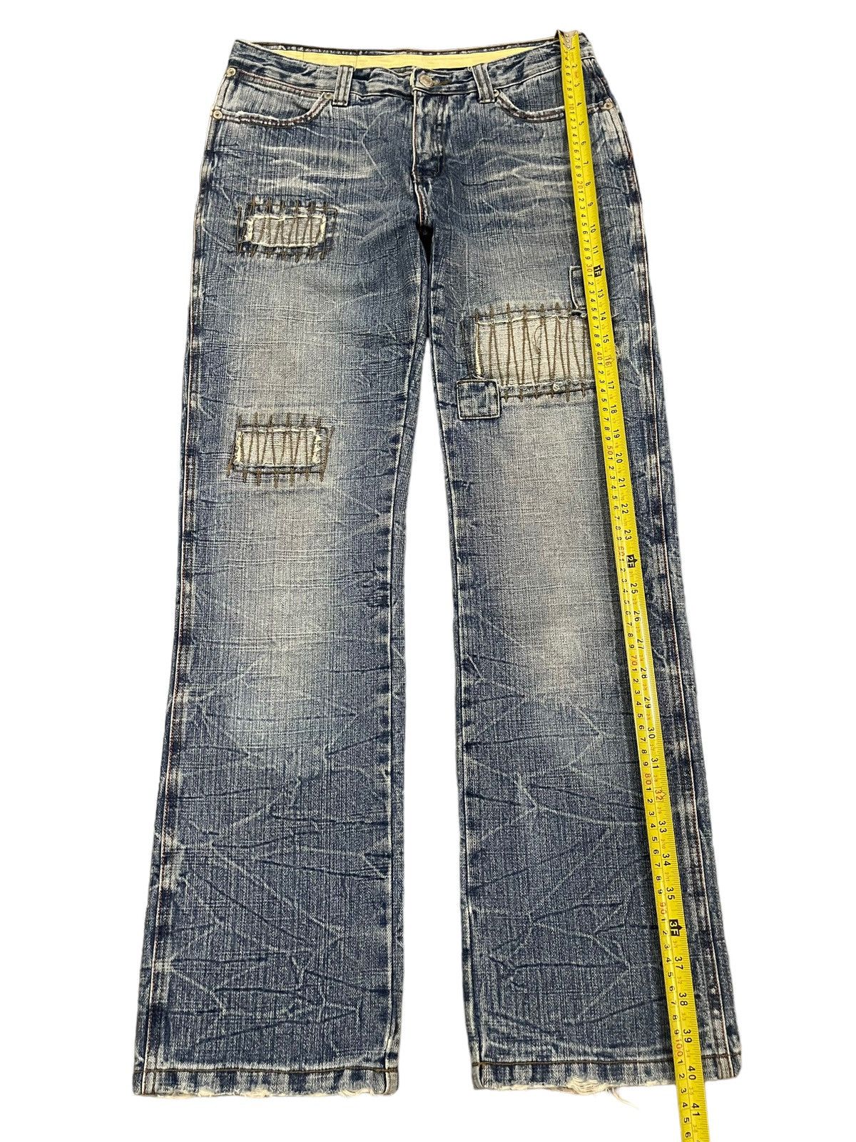 Hysteric Glamour Vintage Japanese Brand Blue Wash Distressed Style Jeans Size US 30 / EU 46 - 11 Thumbnail
