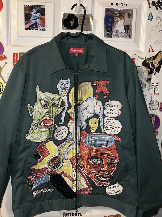 Supreme Supreme Daniel Johnston jacket | Grailed