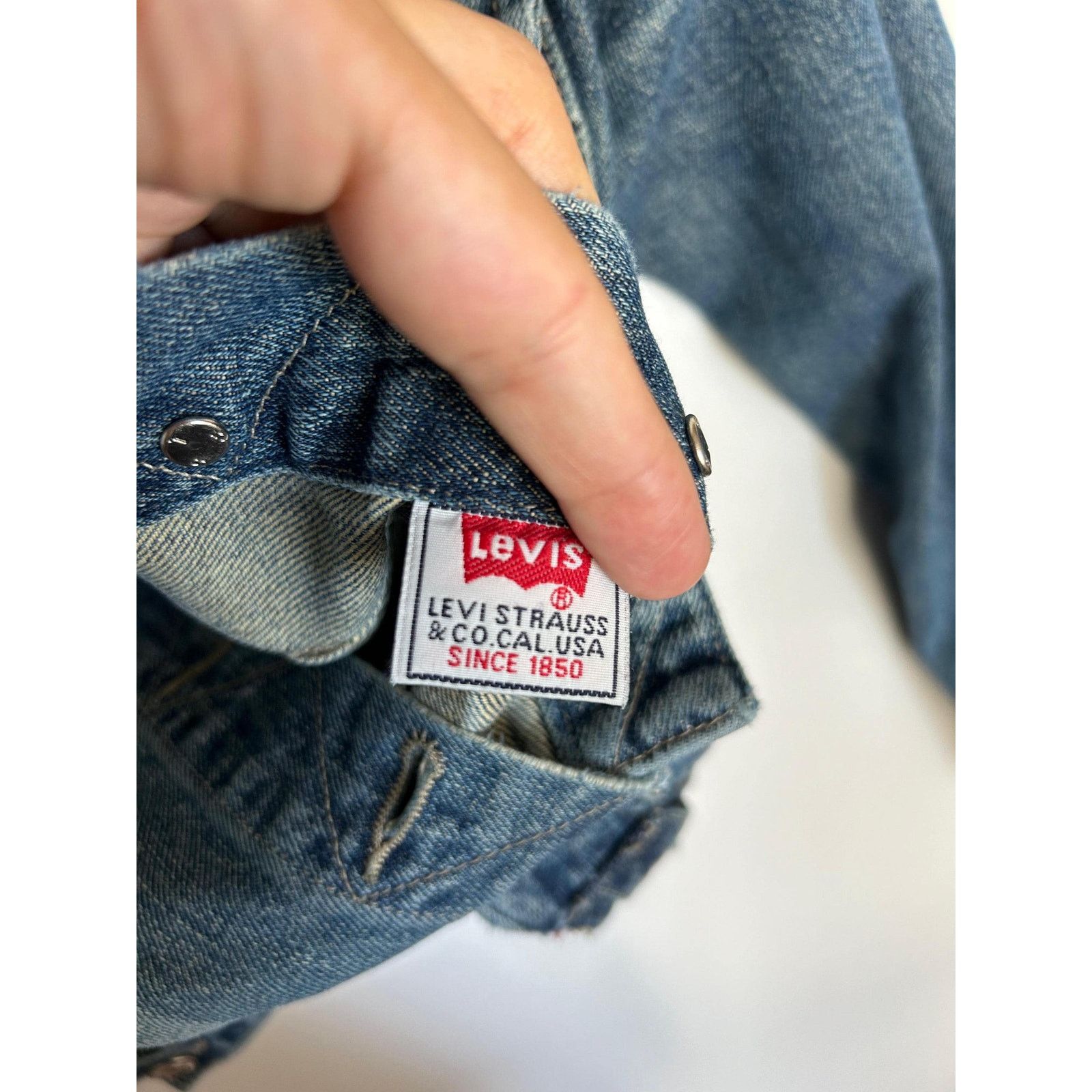 Levi's Levi's Big E Denim Jacket S - Vintage Trucker 90s Y2K Style Size US S / EU 44-46 / 1 - 4 Thumbnail