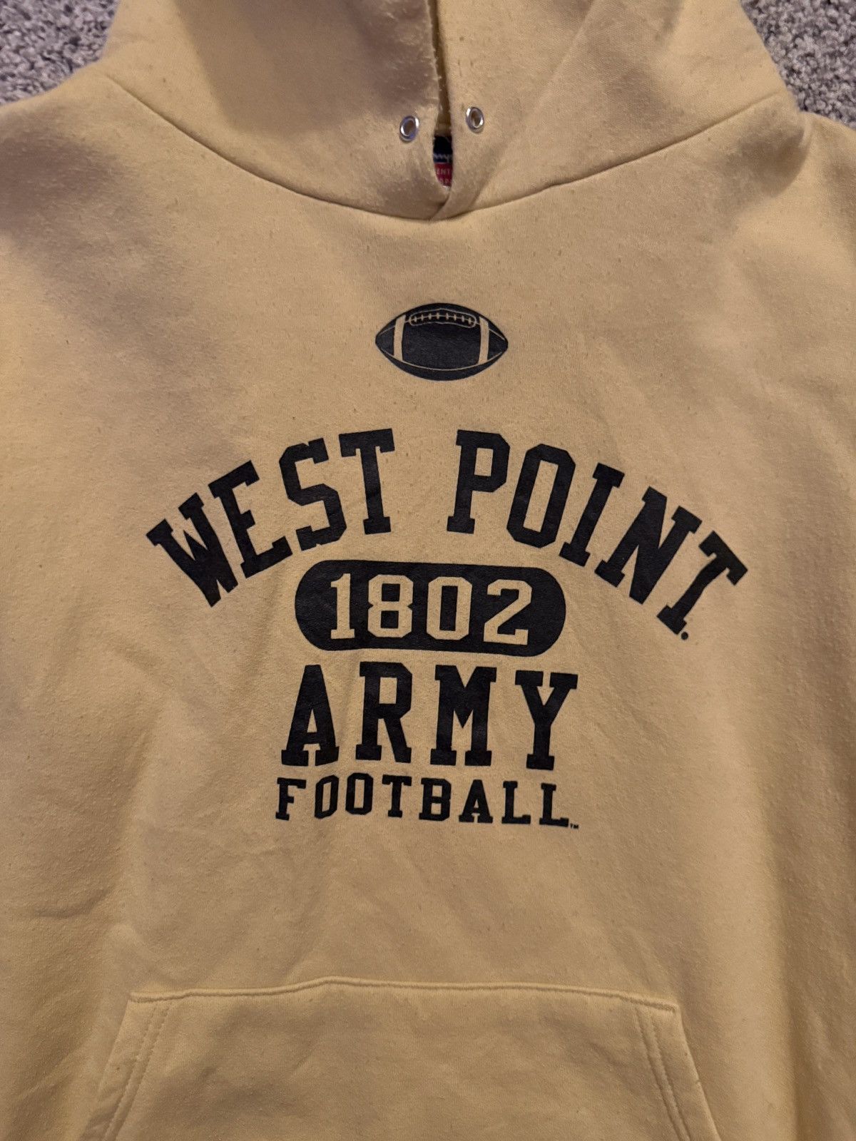 Vintage vintage army beat navy champion hoodie Size US XL / EU 56 / 4 - 2 Thumbnail