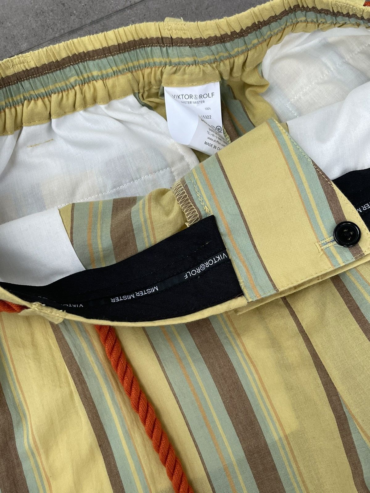 Viktor & Rolf !DS! SS20 Viktor & Rolf Stripe Print Yellow Trousers Size US 36 / EU 52 - 16 Thumbnail