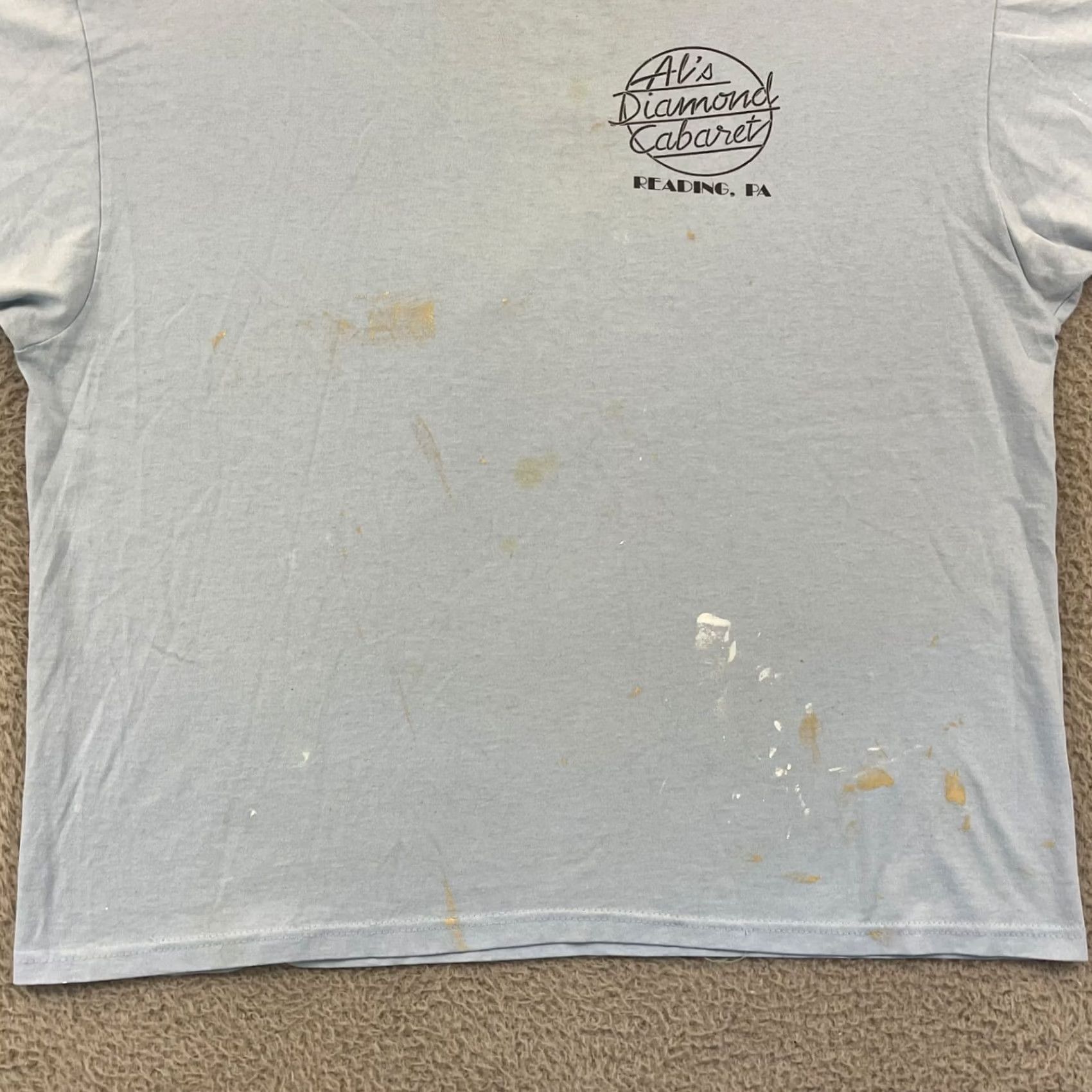 Hanes VINTAGE Hanes Shirt Adult XL Blue Logo 90s Adventure Time Angel Graphic Print Short Sleeve Size US XL / EU 56 / 4 - 3 Thumbnail
