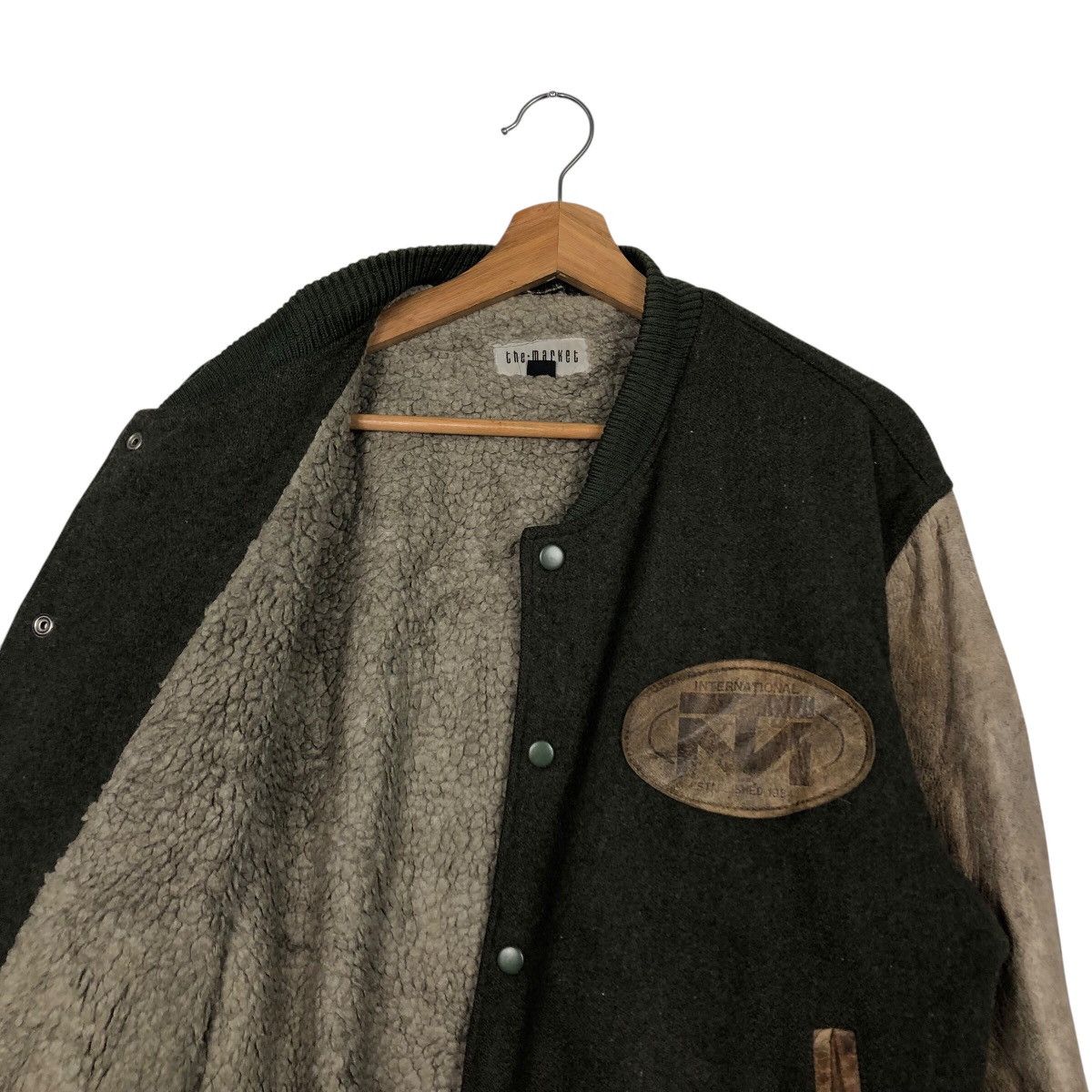 Japanese Brand 📌Vintage Leather Bomber Jacket The Market Issey Miyake Size US L / EU 52-54 / 3 - 13 Thumbnail