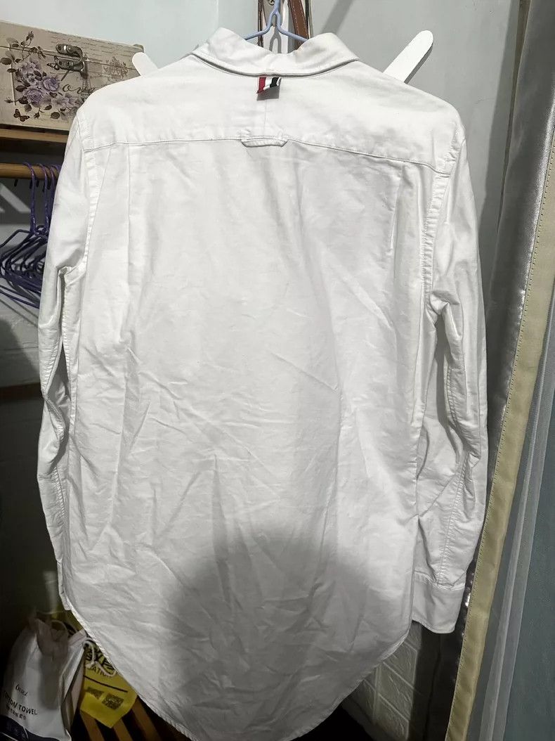 Thom Browne Thom Browne White shirt Size M / US 6-8 / IT 42-44 - 2 Thumbnail
