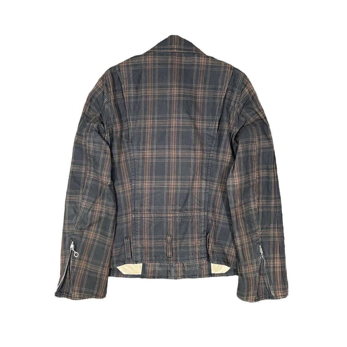 If Six Was Nine × PPFM × Tornado Mart Ozone Rocks Punk Grunge Skinhead Flannel Biker Jacket Size US S / EU 44-46 / 1 - 6 Thumbnail