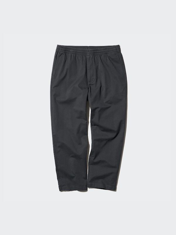 Uniqlo UNIQLO Men's Cotton Relaxed Ankle Pants in Dark Gray XL. Size US 36 / EU 52 - 1 Thumbnail