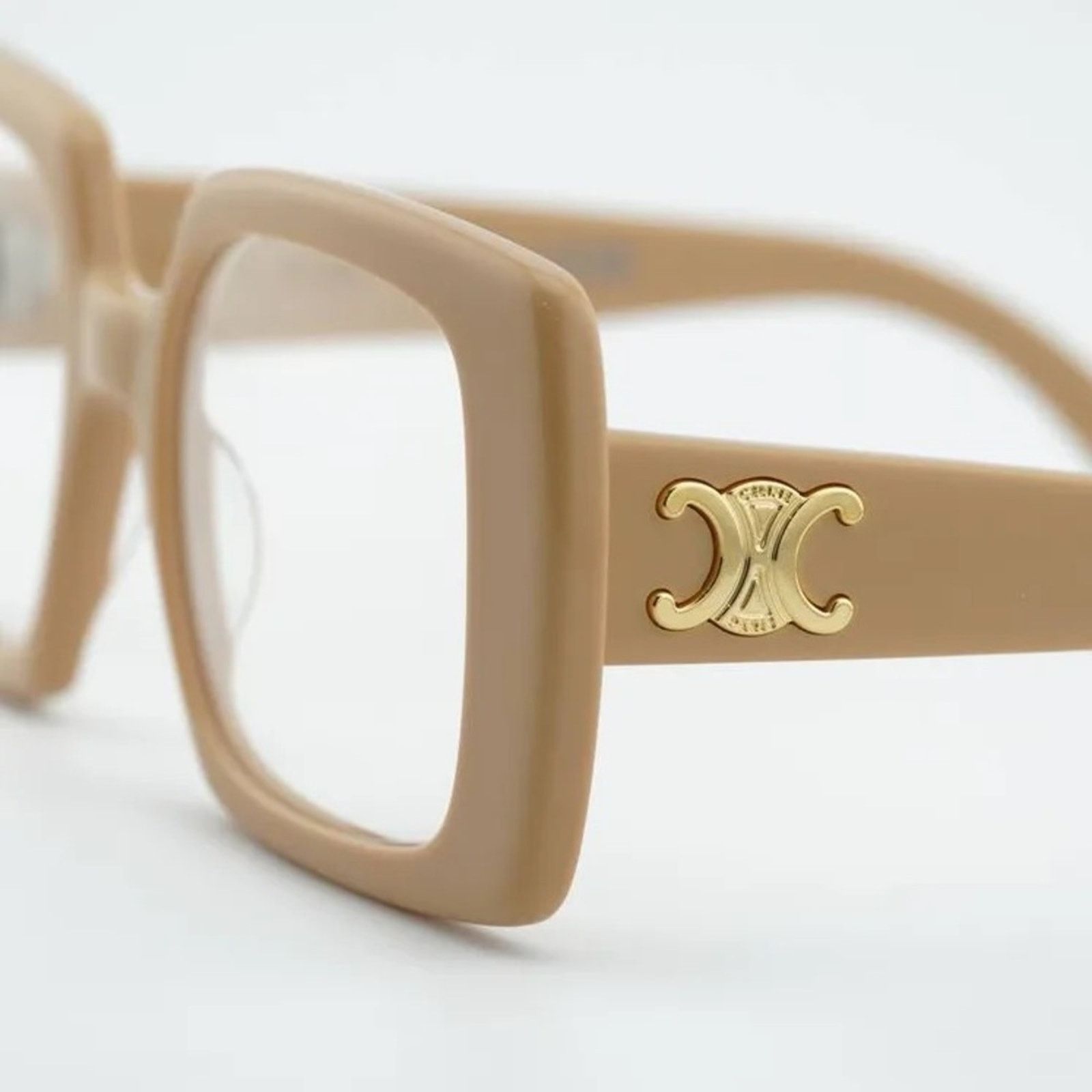 Celine New! Celine CL50121I 057 Chic Beige Eyeglasses for Women Size ONE SIZE - 3 Thumbnail
