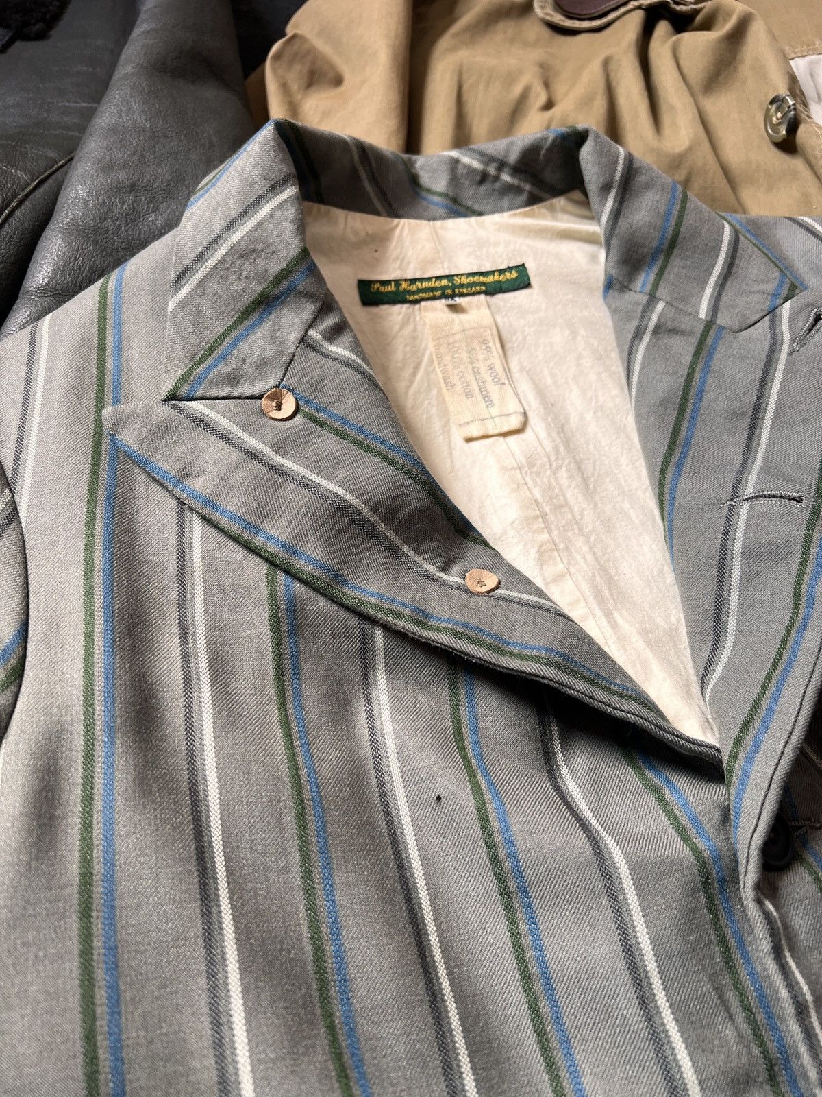 Paul Harnden Shoemakers Vintage Paul Harnden Shoemakers Striped Blazer Jacket Size US M / EU 48-50 / 2 - 10 Thumbnail