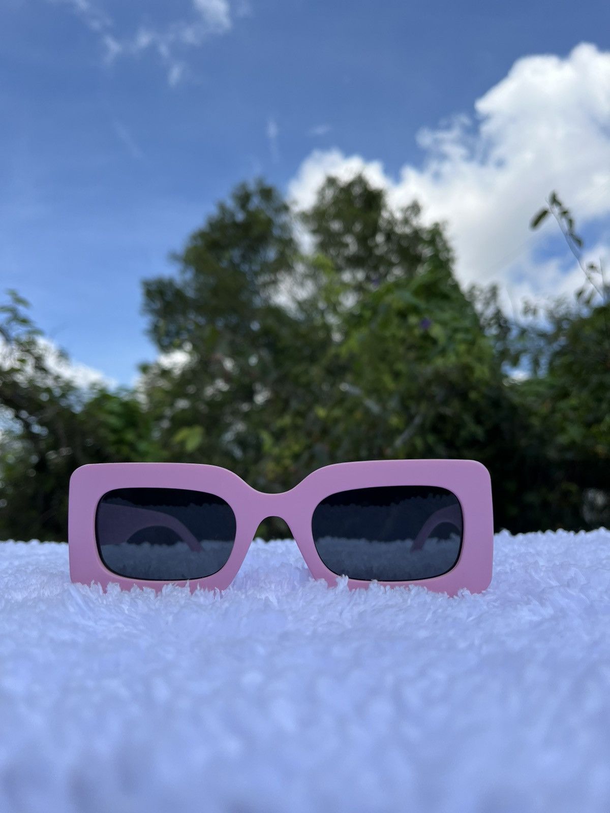 Other Y2K Retro square black sunglasses with UV protection Size ONE SIZE - 4 Thumbnail