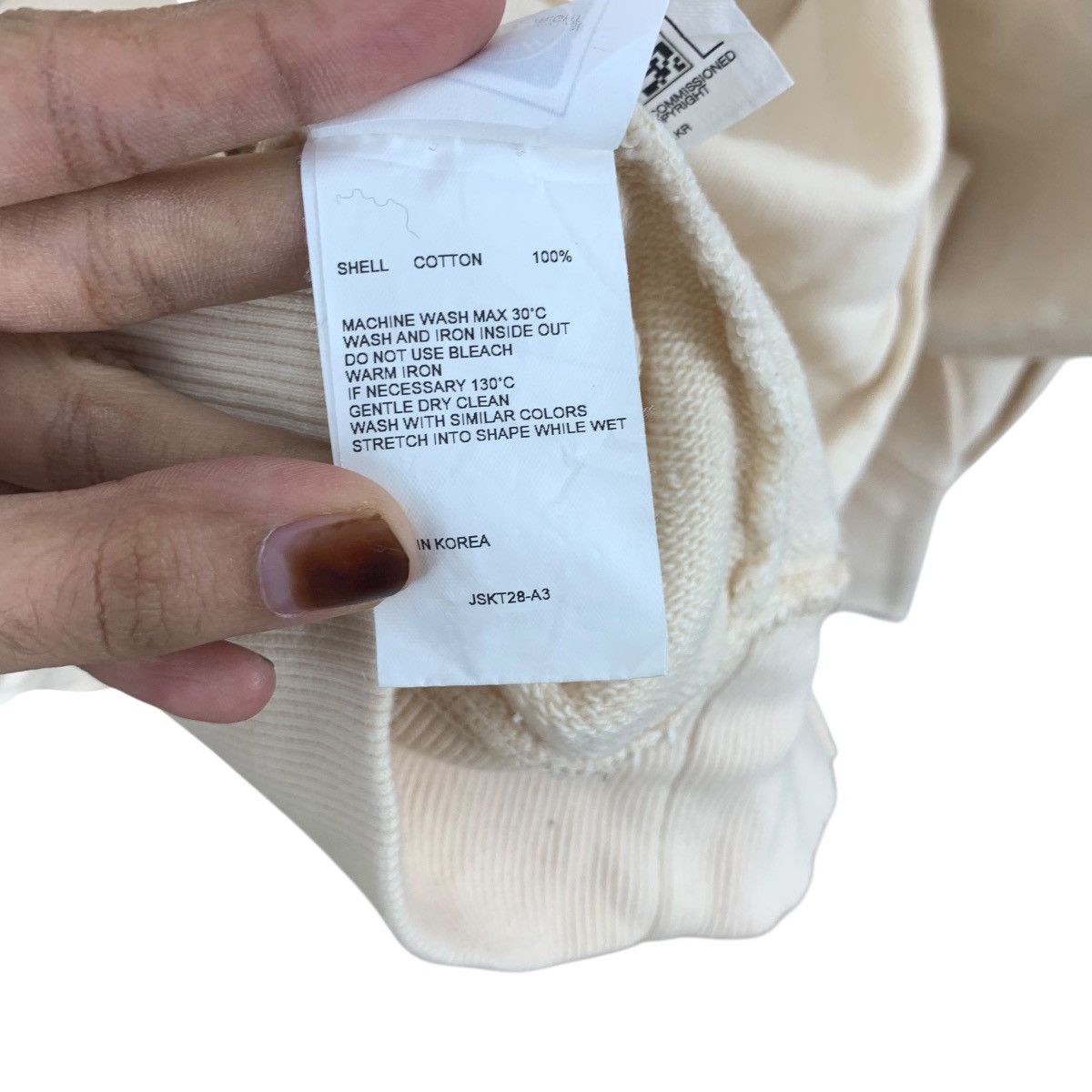 Other KIRSH KOREA Big Cherry Applique Beige Baggy Sweatshirt Size XL / US 12-14 / IT 48-50 - 10 Thumbnail