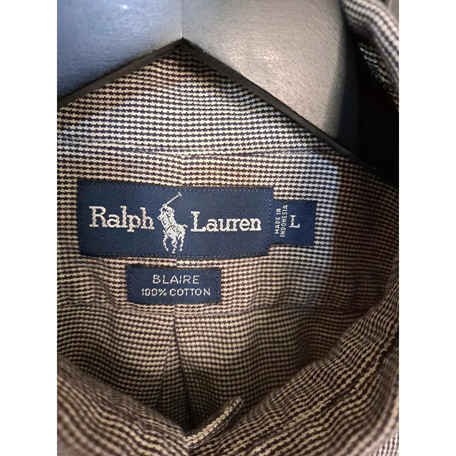 Ralph Lauren Ralph Lauren Blake Black and White Button Down Shirt Size La Size US L / EU 52-54 / 3 - 3 Thumbnail