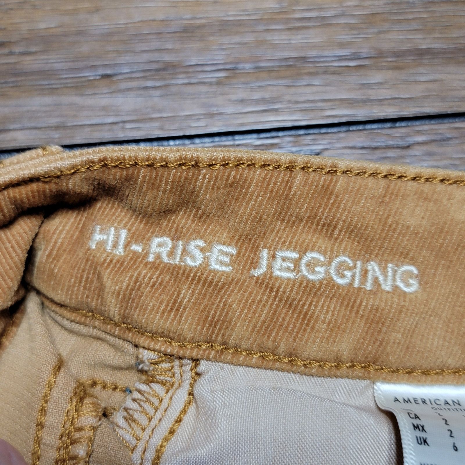 American Eagle Outfitters American Eagle Corduroy Hi-Rise X-Short Jegging - Size 2 NWT Size 26" / US 2 / IT 38 - 6 Thumbnail