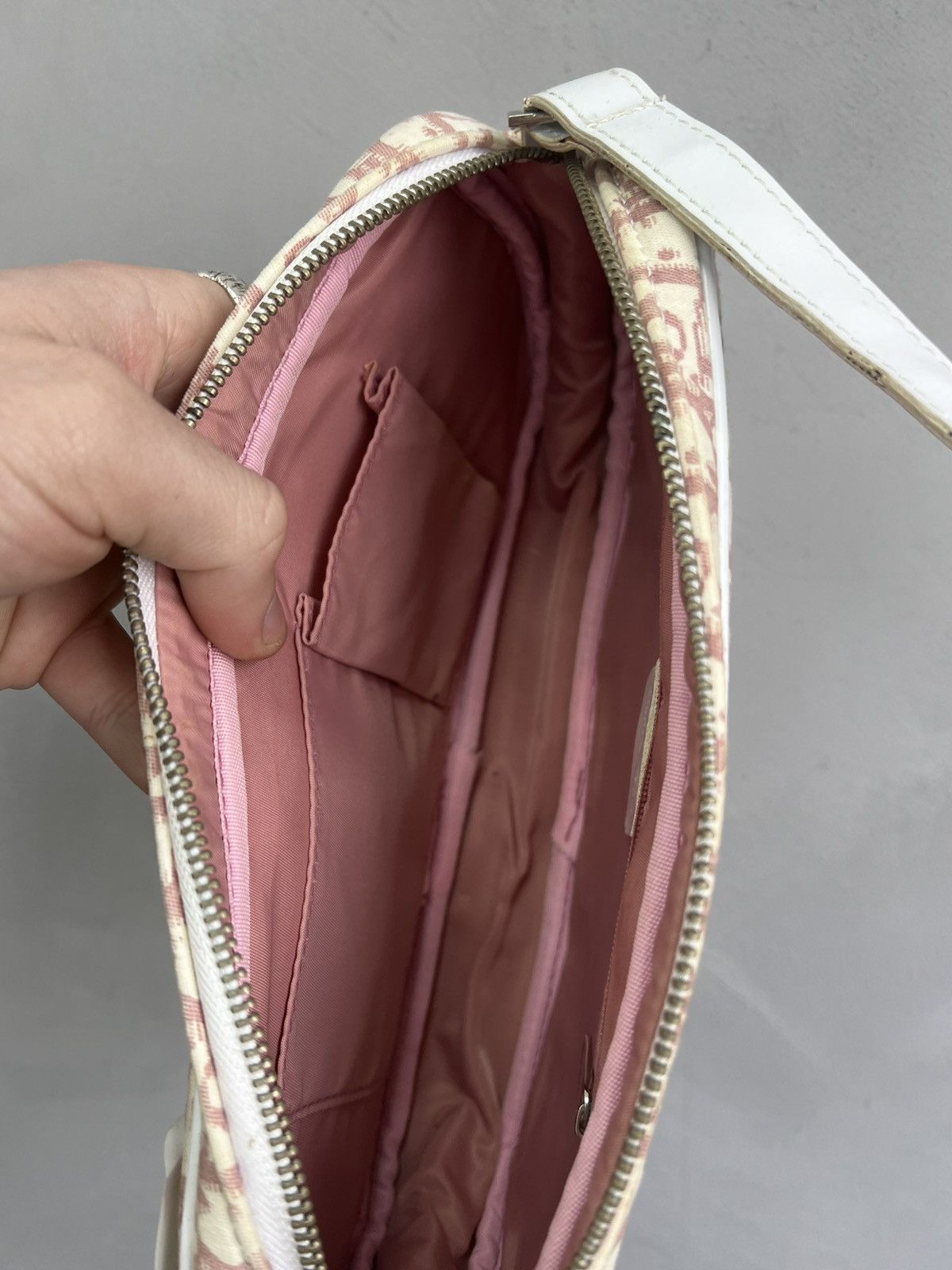 Vintage VINTAGE BOOTLEG DIOR hype MONOGRAM mini bag pink Size ONE SIZE - 11 Thumbnail
