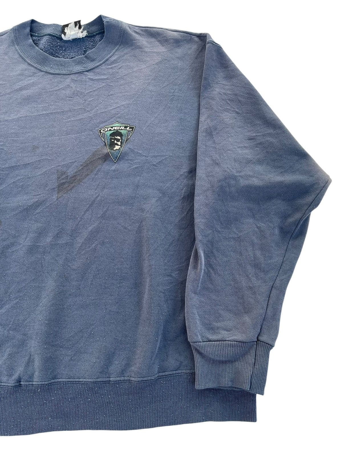 O'Neill Vintage 90's O'neill Surfing Disstresed Design Sweatshirt Size US L / EU 52-54 / 3 - 5 Thumbnail