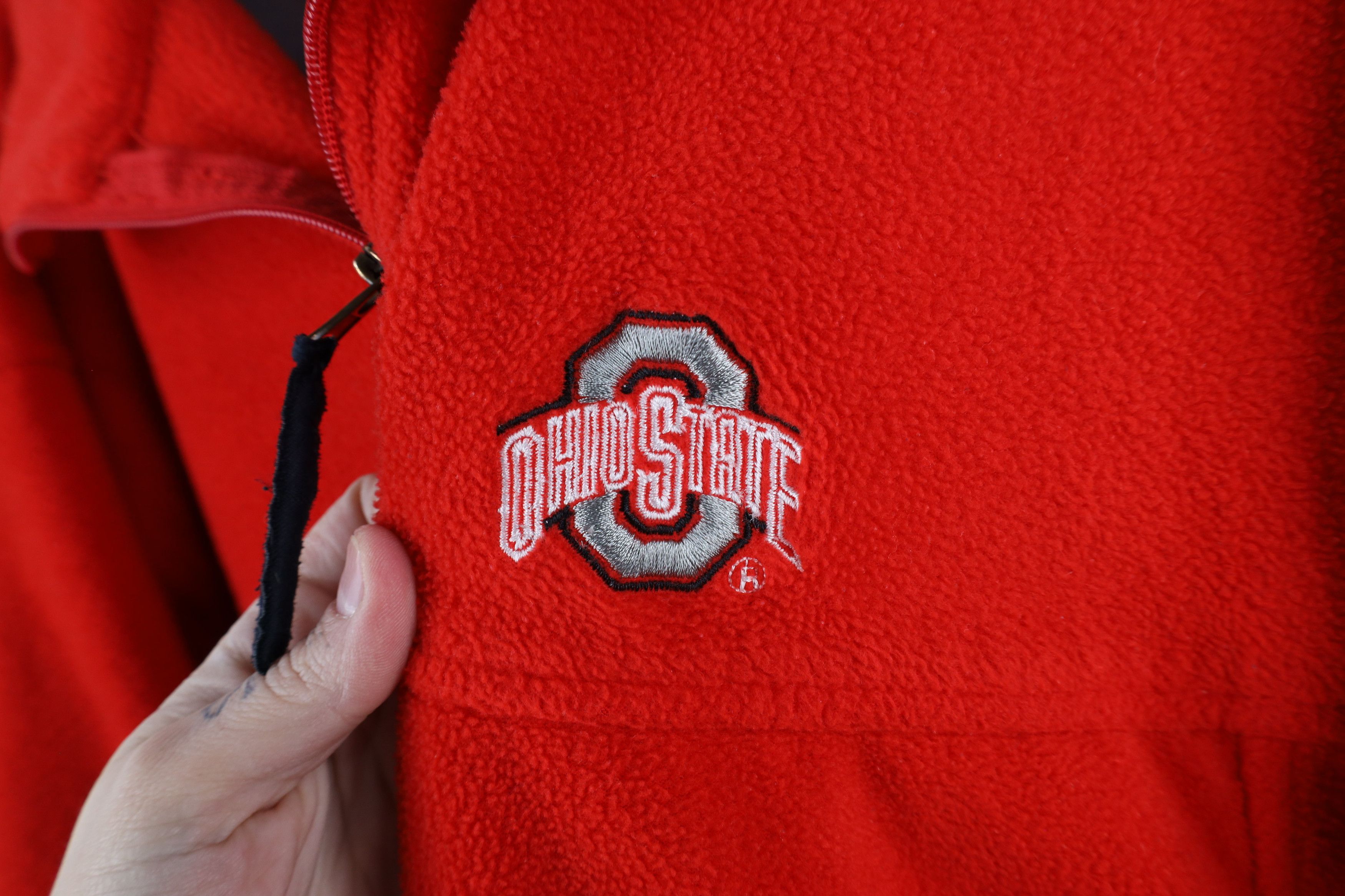 Vintage Vintage 90s Ohio State University Lined Full Zip Jacket Size US L / EU 52-54 / 3 - 7 Thumbnail