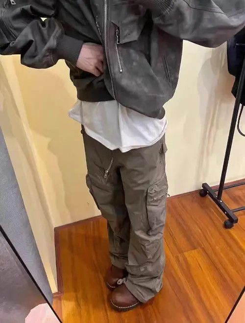 Japanese Brand Vintage Street Y2K Multi-Pocket Pleated Work Casual Pants Size US 32 / EU 48 - 2 Thumbnail