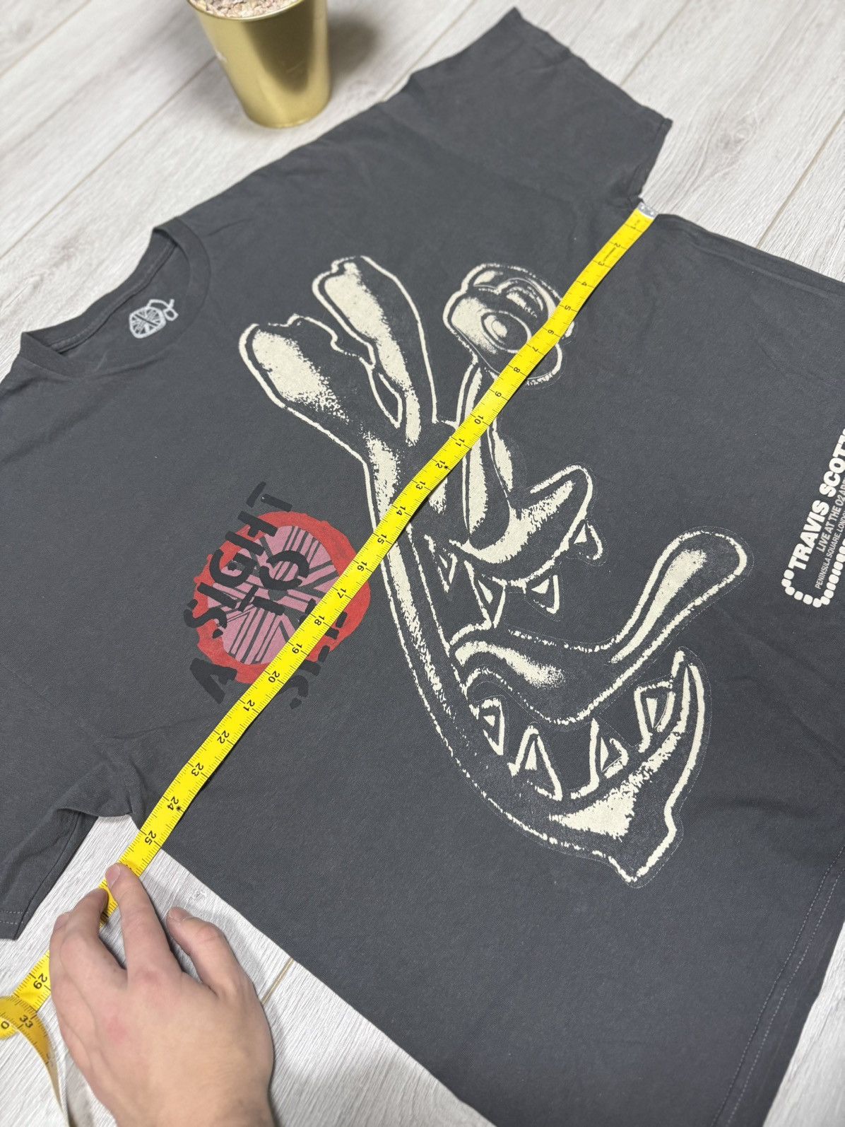 Travis Scott Travis Scott A Sight To See O2 Live Tee Size US XL / EU 56 / 4 - 7 Thumbnail