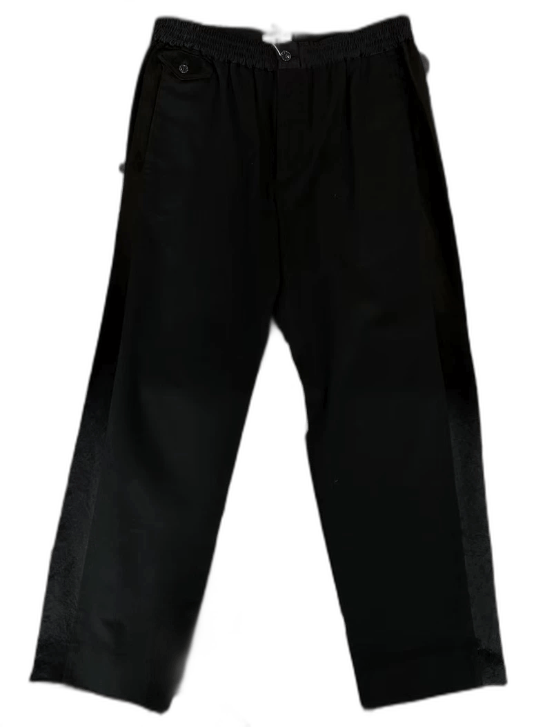Gucci Gucci Black Silk Pants with Unique Design-2506 Size US 44 / EU 60 - 1 Thumbnail