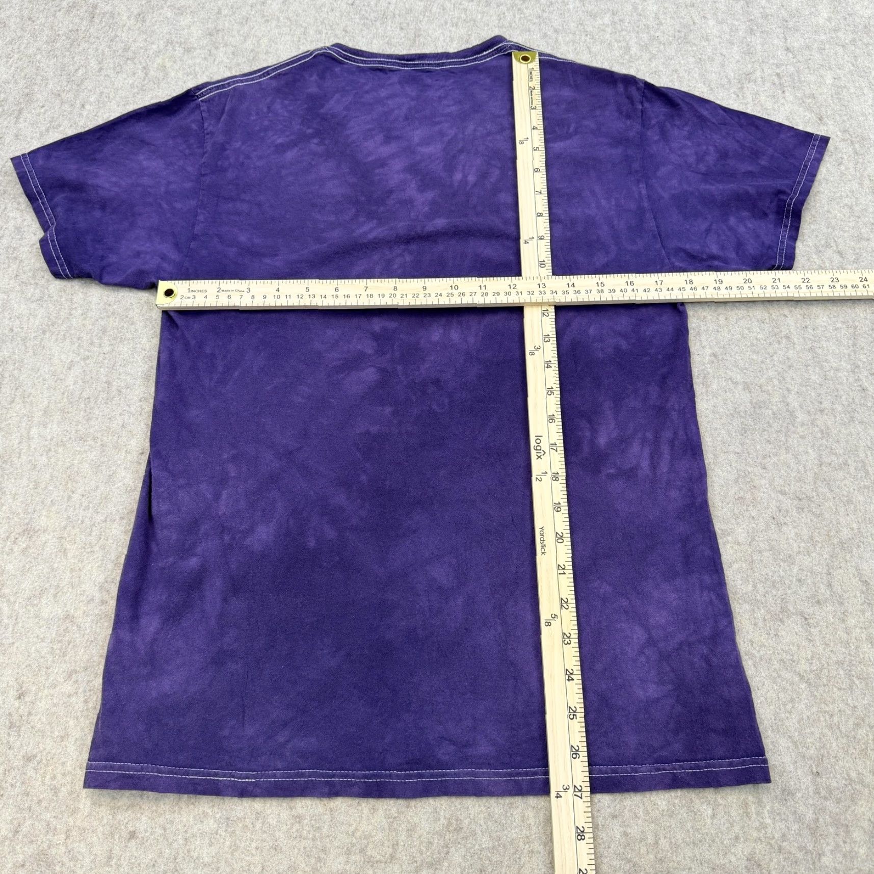 The Mountain VINTAGE The Mountain Shirt Mens S Purple Wolf Galaxy Space Graphic Tie Dye Tee Size US S / EU 44-46 / 1 - 7 Thumbnail