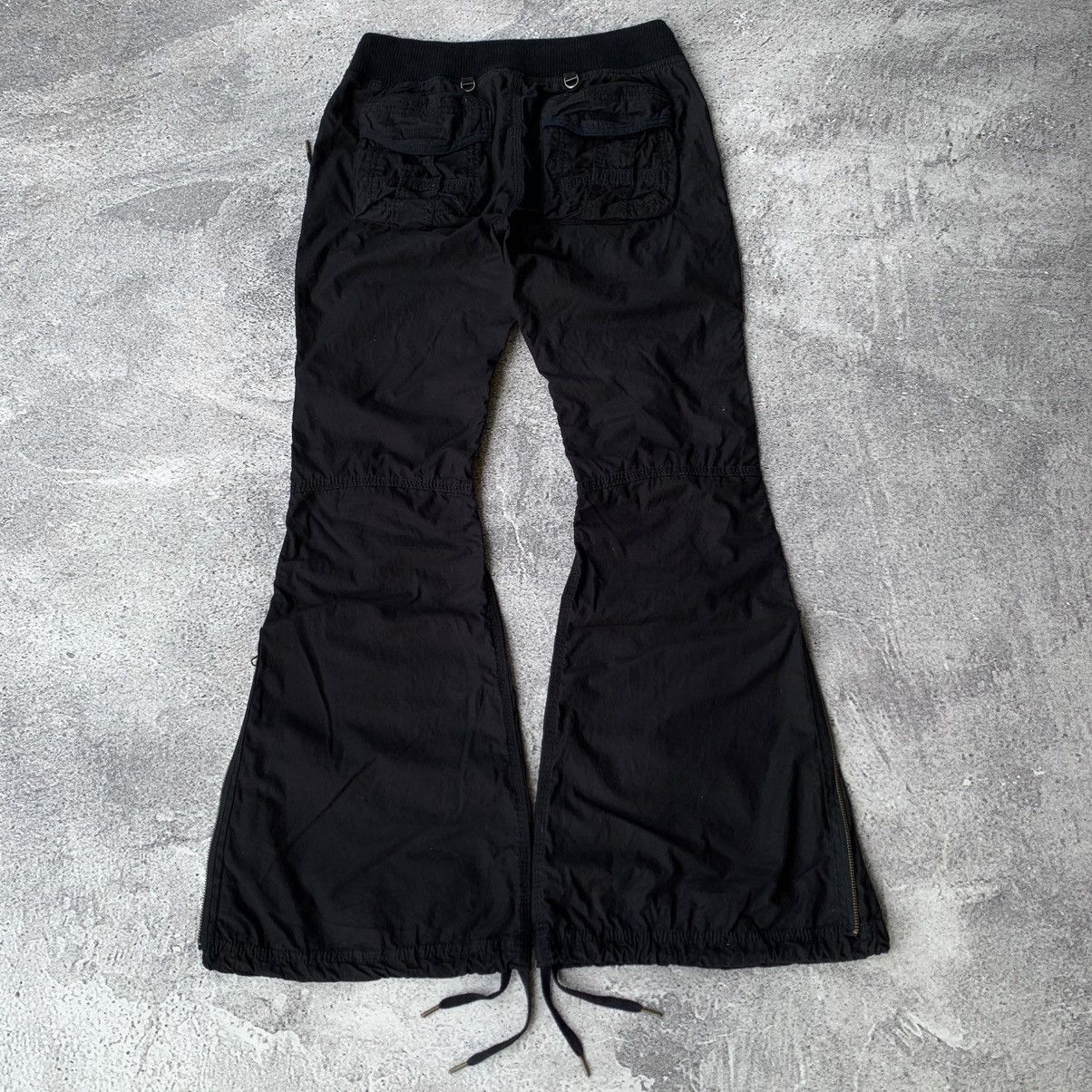 Vintage Rare 🔥G.O.A Parachute Military 3DPocket Zipper Flared Pants Size US 31 - 2 Thumbnail