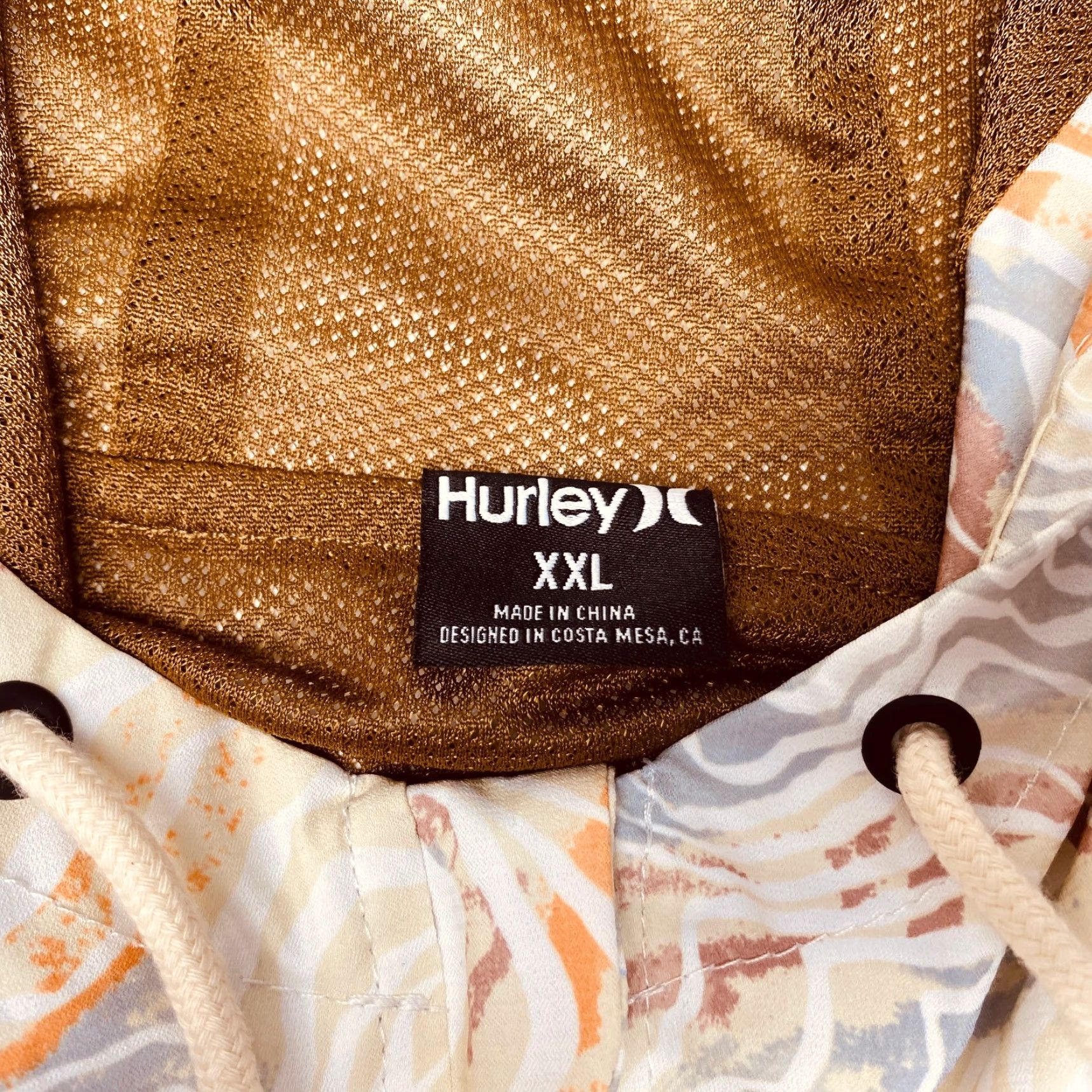 Hurley HURLEY Windbreaker Offshore Anorak Barely Bone Size 2XL Lightweight Printed Size US XXL / EU 58 / 5 - 7 Thumbnail