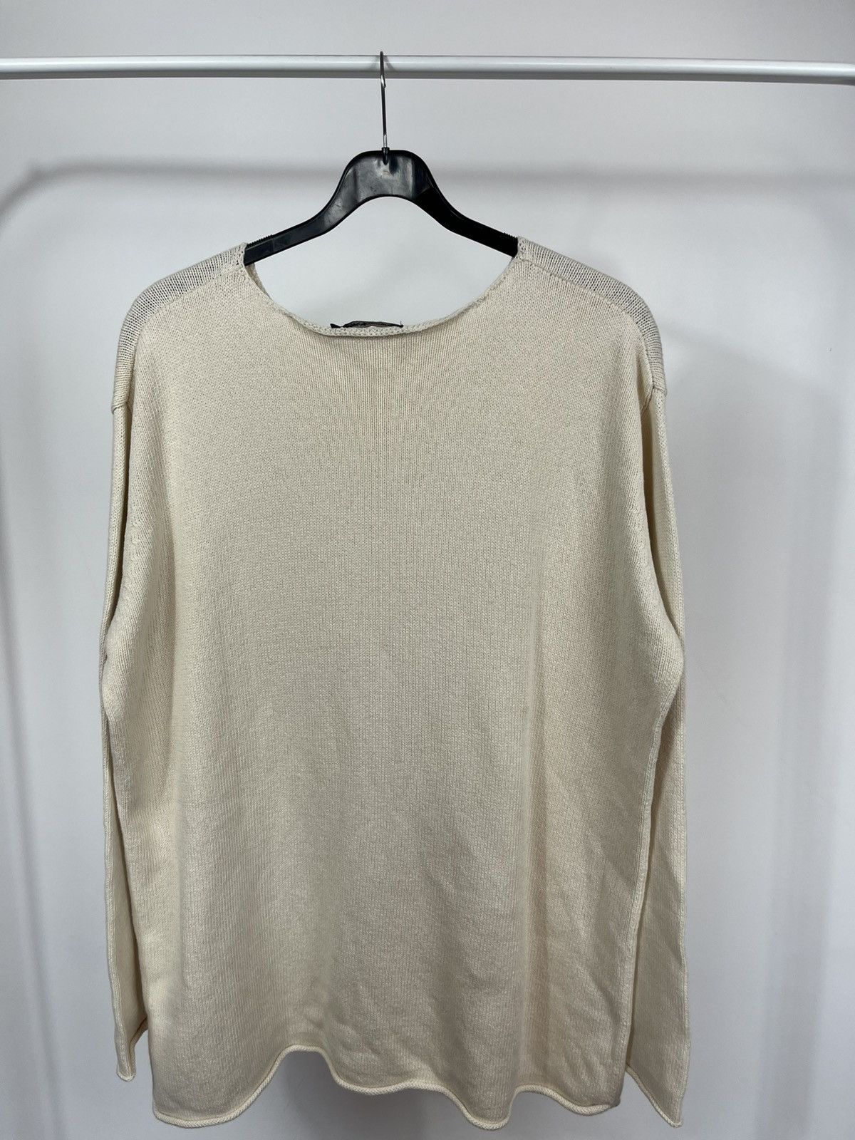 Gudrun Sjoden Gudrun Sjoden Cream Cotton Knit Sweater XL Minimal Nordic Size XL / US 12-14 / IT 48-50 - 12 Thumbnail